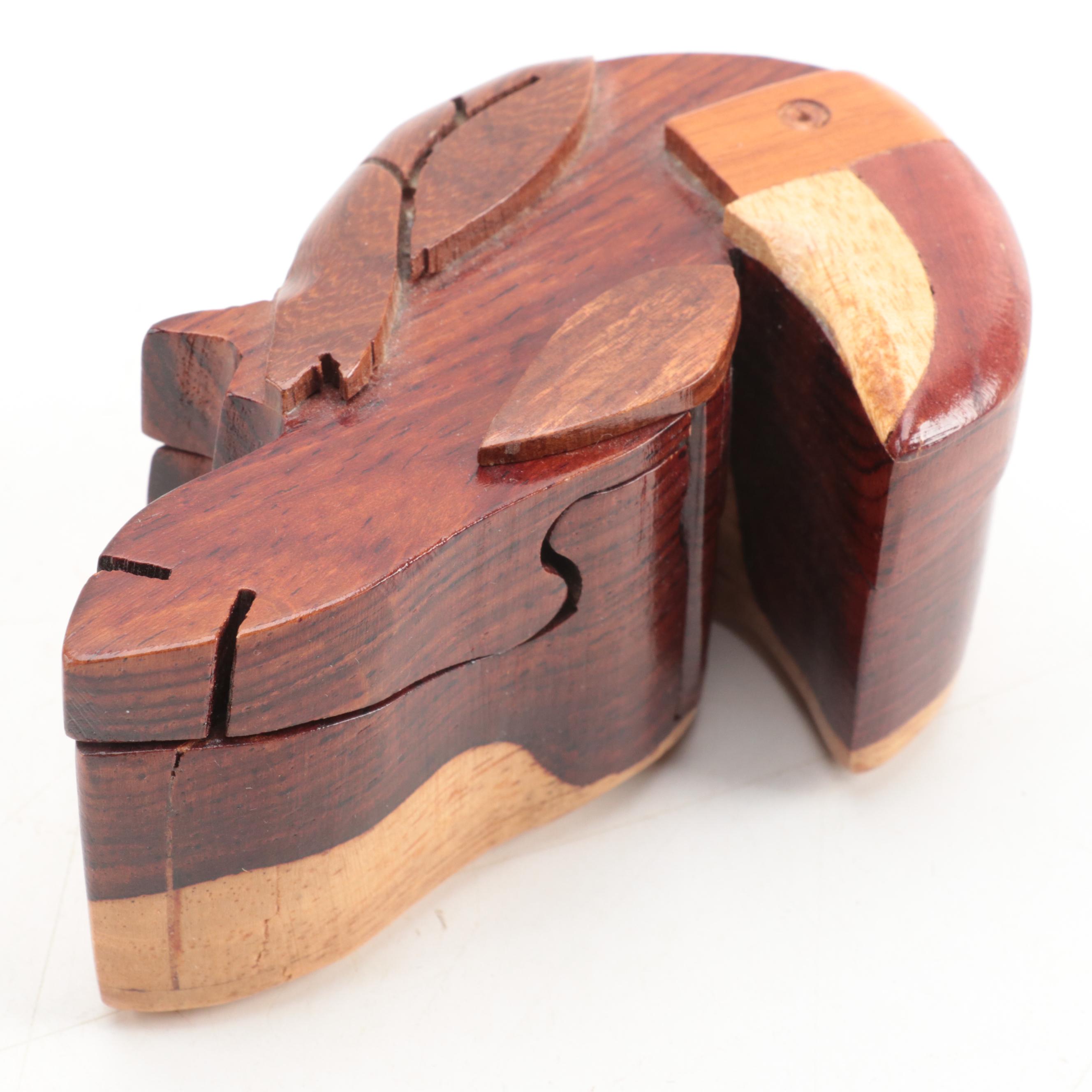 Clay and Ceramic Marbles with Sterling Silver Thimble, Puzzle Box and More