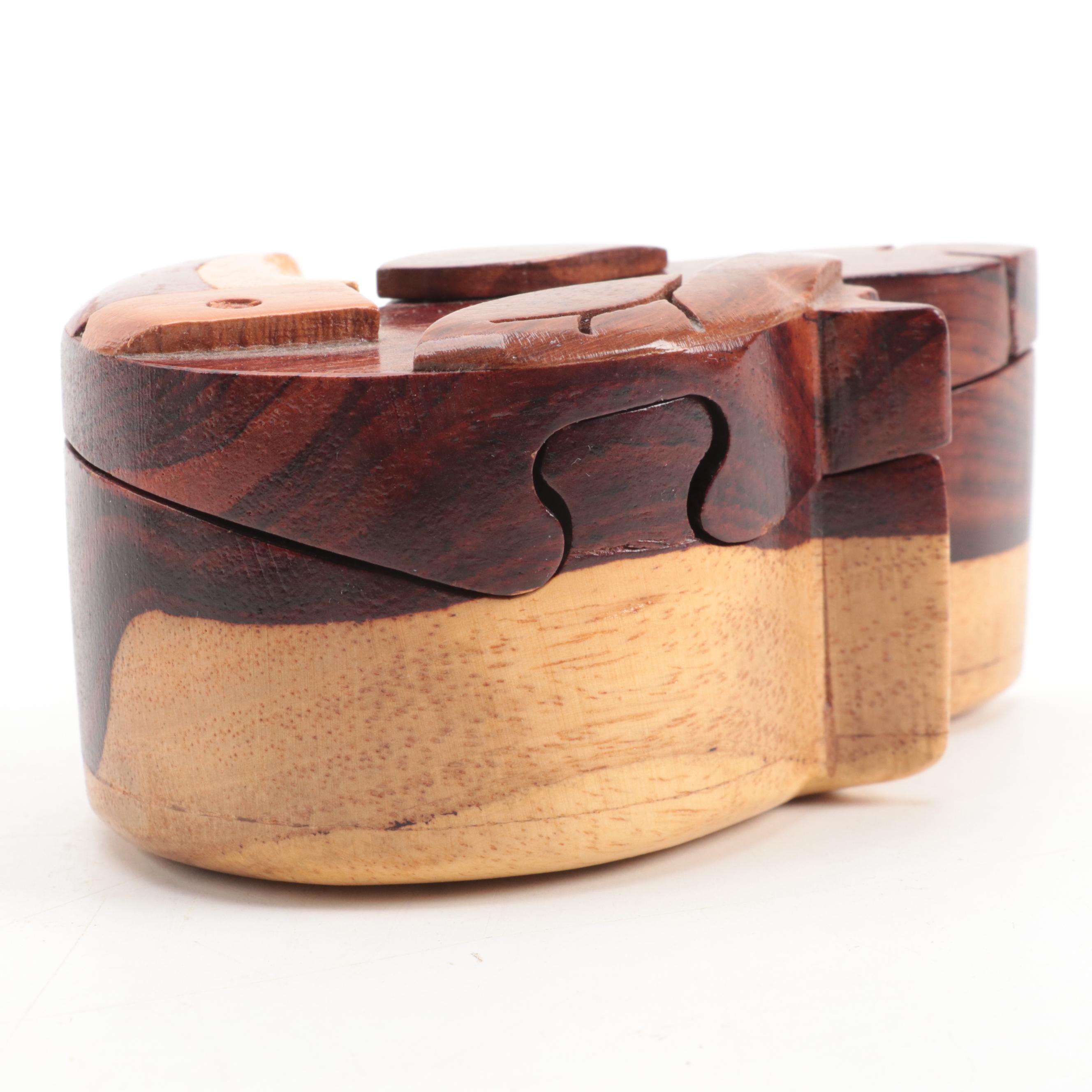 Clay and Ceramic Marbles with Sterling Silver Thimble, Puzzle Box and More