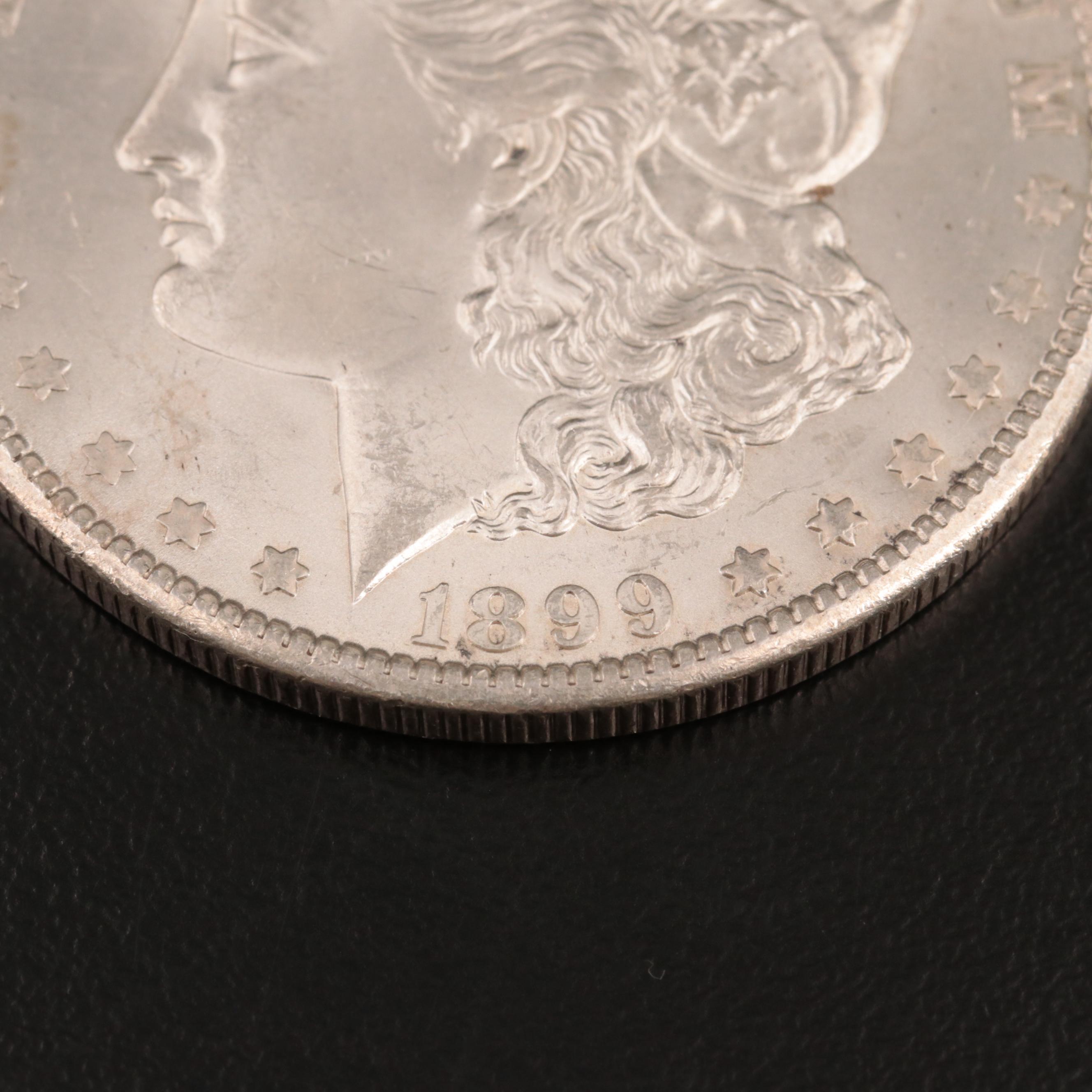 Uncirculated 1899-O Morgan Silver Dollar
