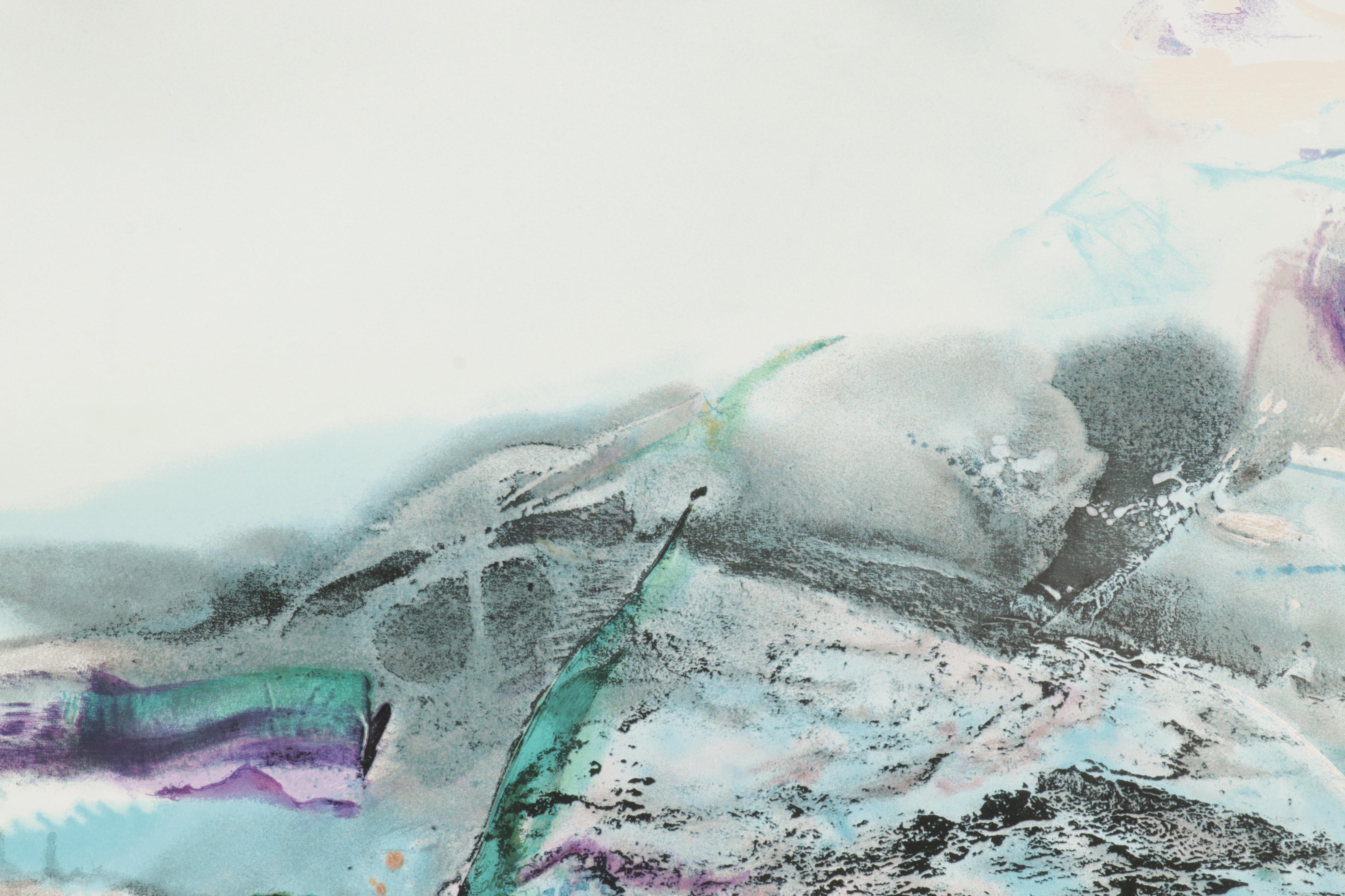 Chuang Che Abstract Serigraph