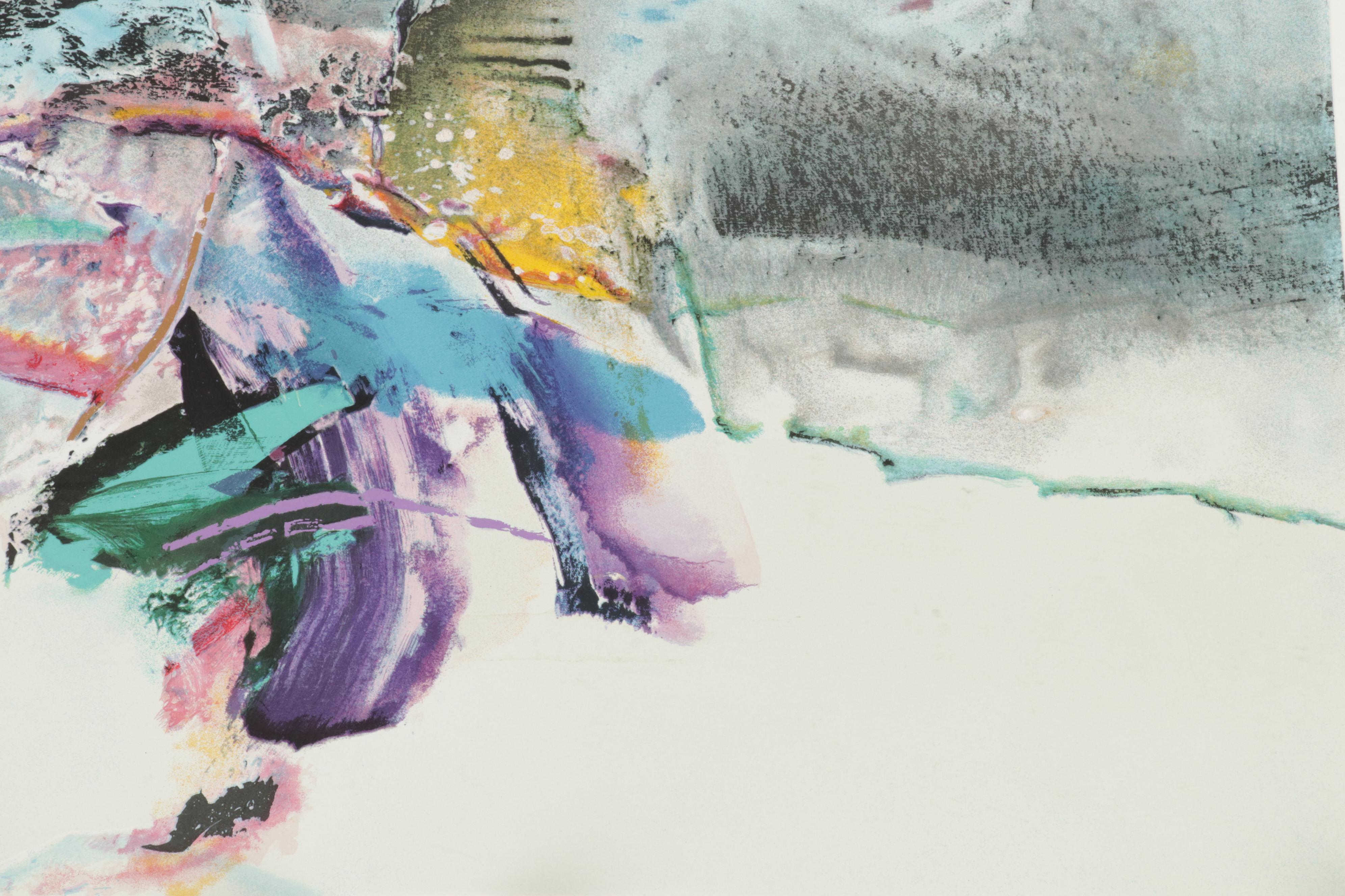 Chuang Che Abstract Serigraph