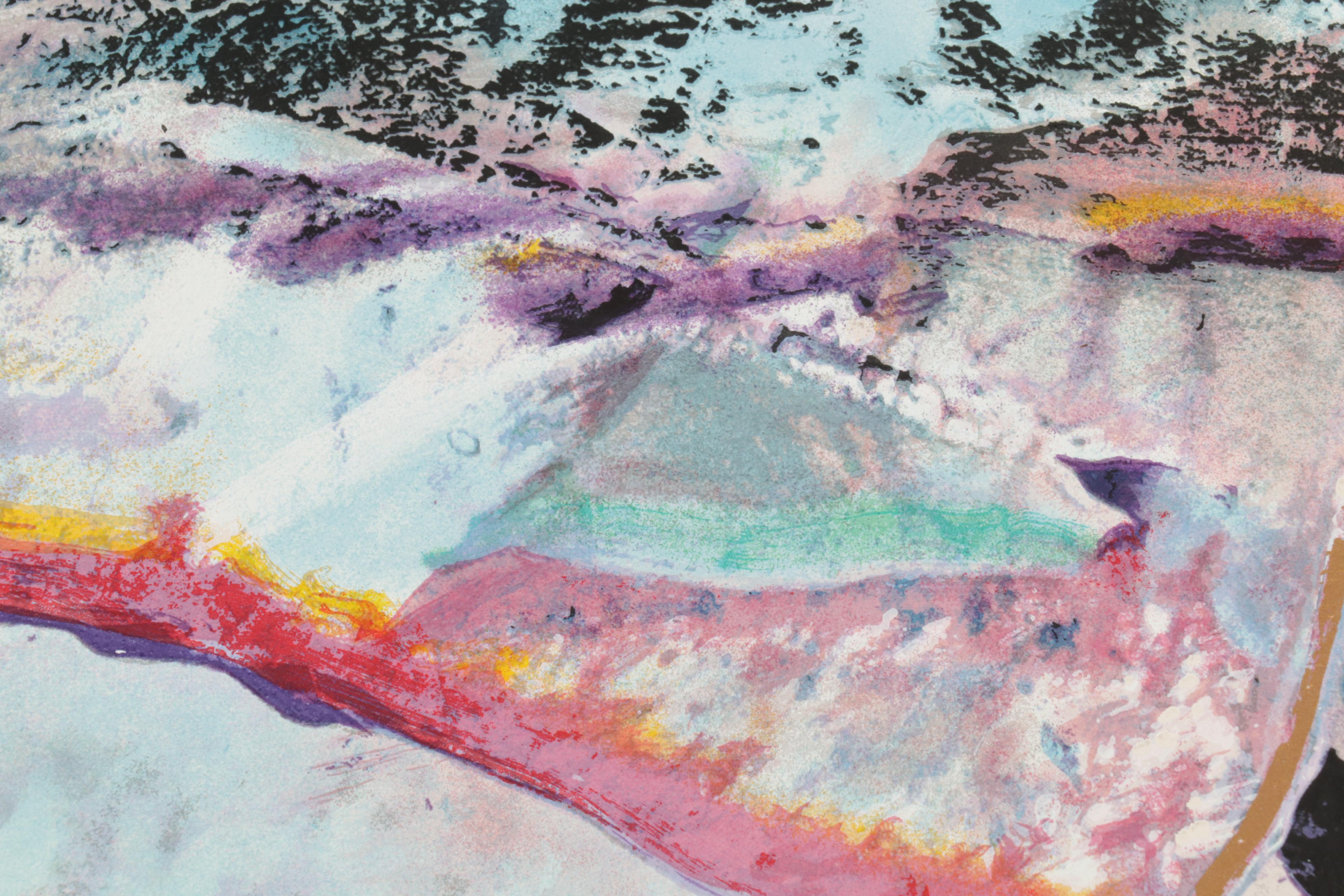 Chuang Che Abstract Serigraph