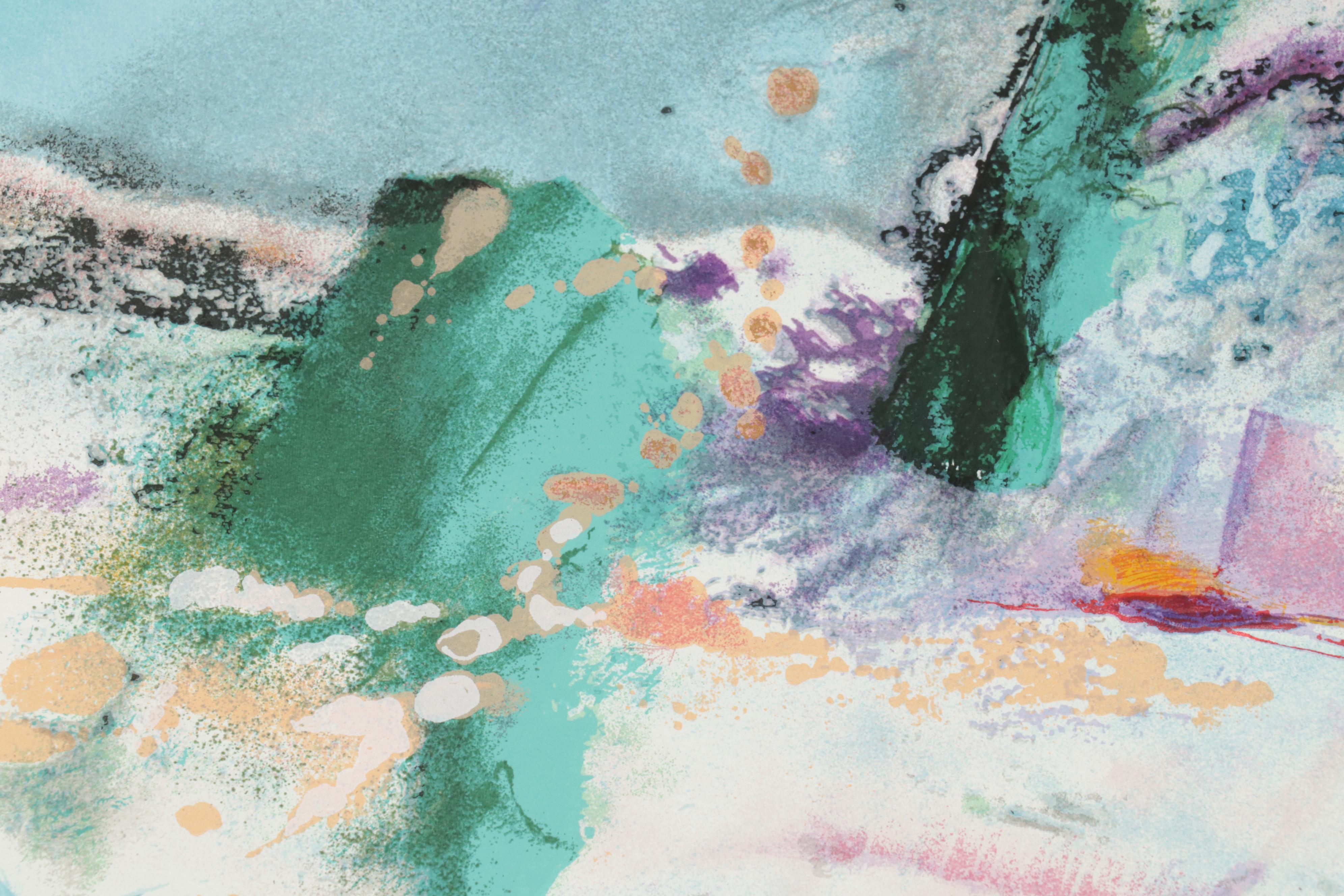 Chuang Che Abstract Serigraph