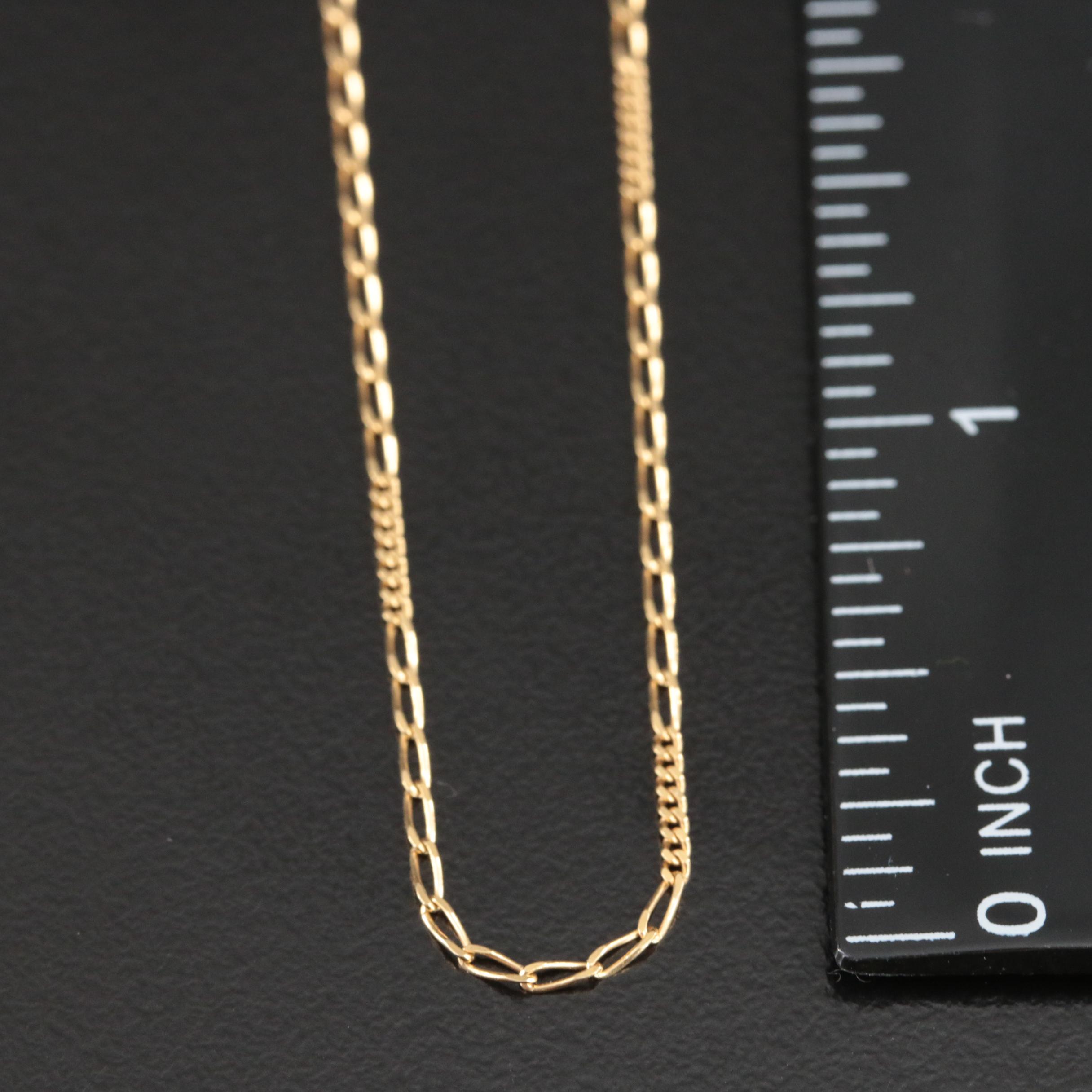 Italian 18K Fancy Link Necklace