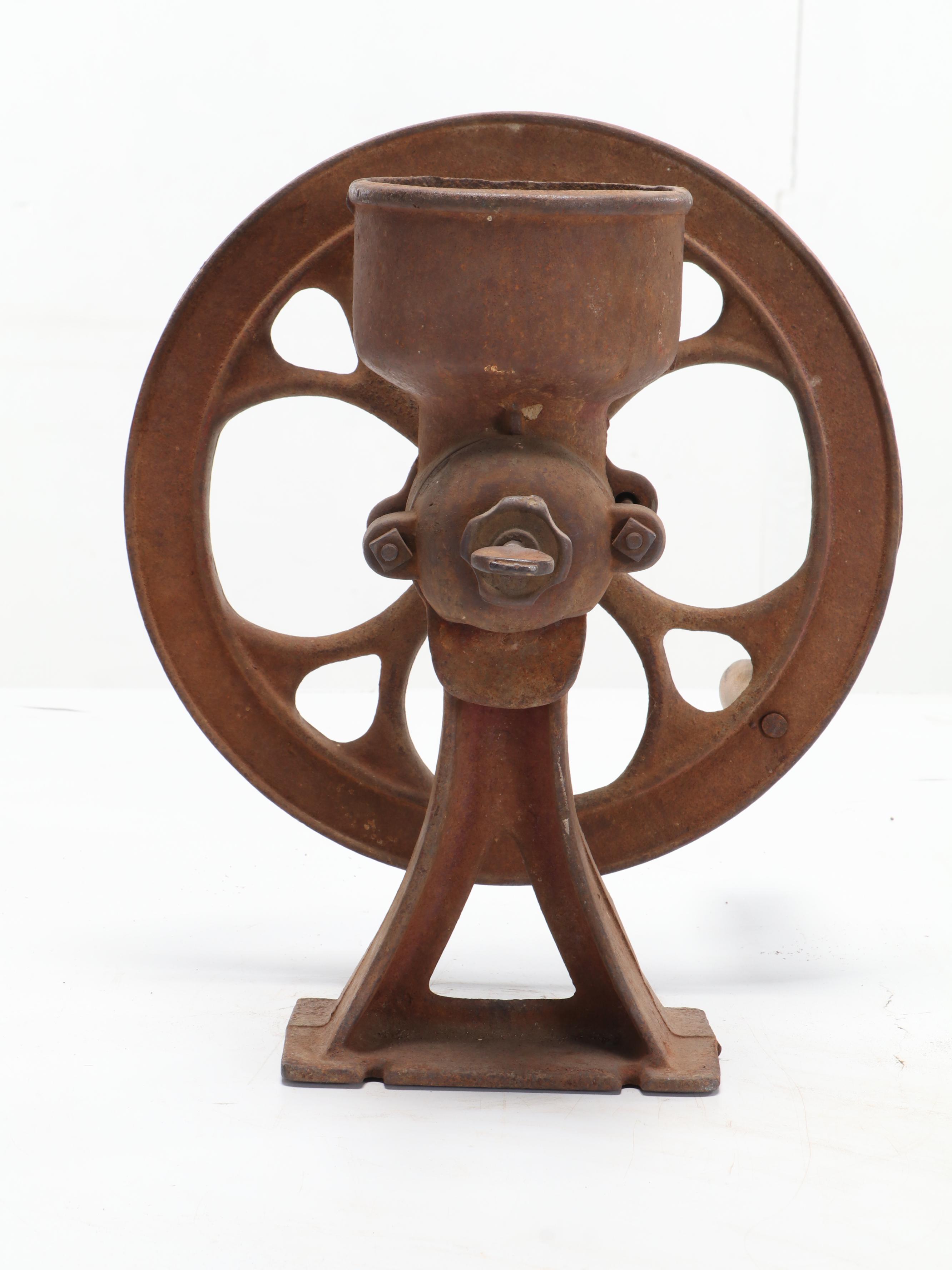 Cast Iron Coffee Grinder, Early 20th Century