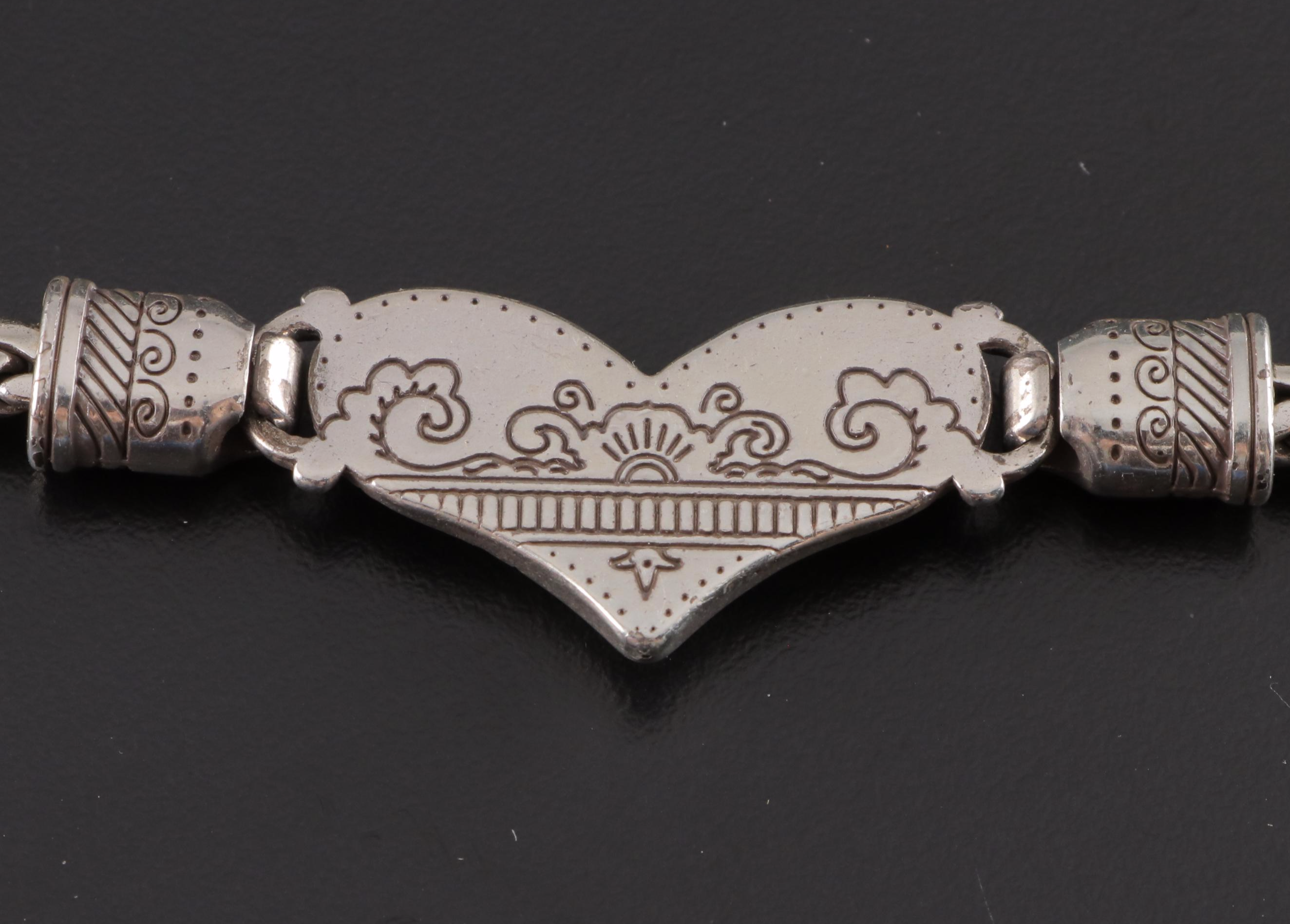 Metal Heart Chain Belt