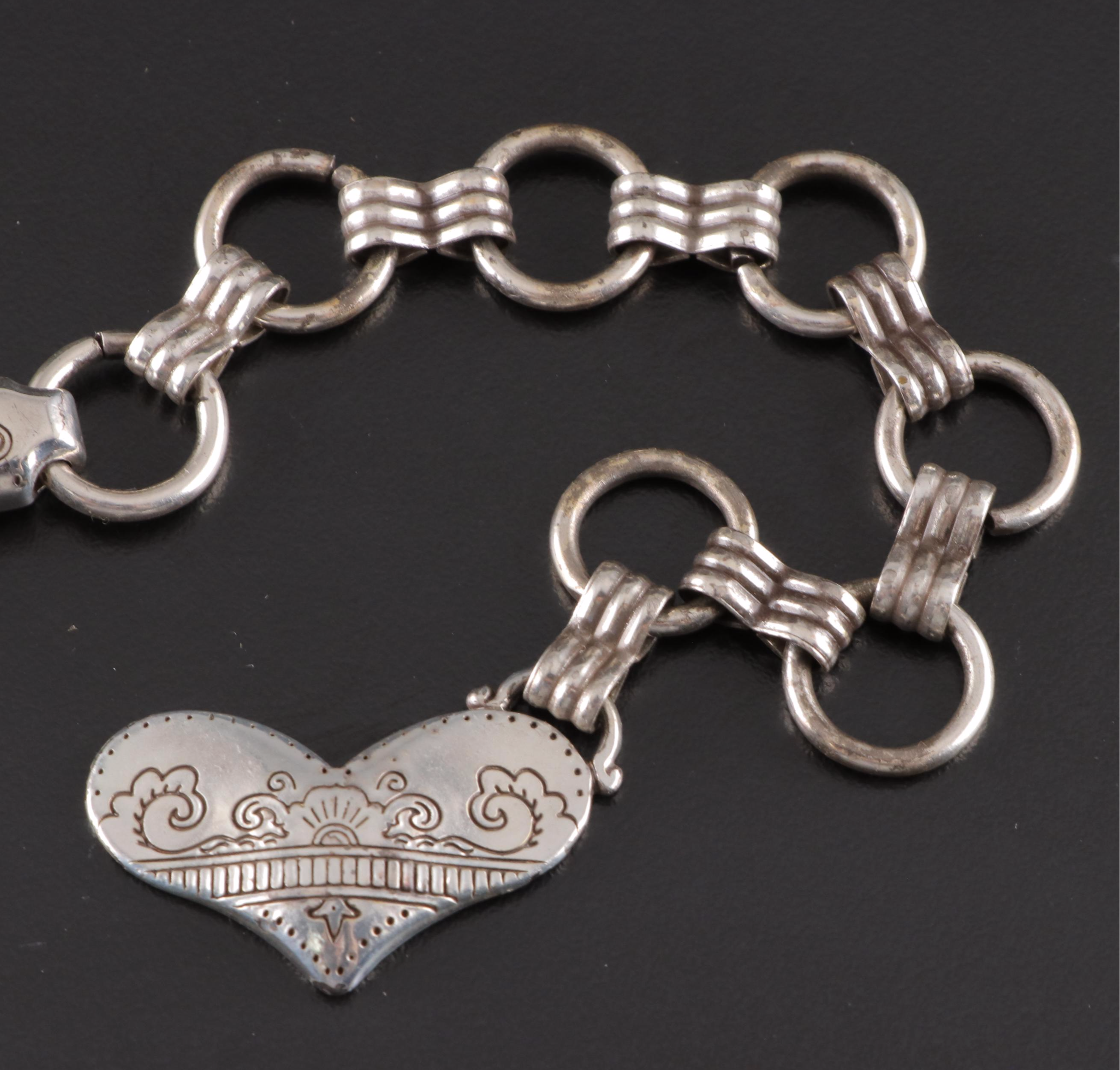 Metal Heart Chain Belt