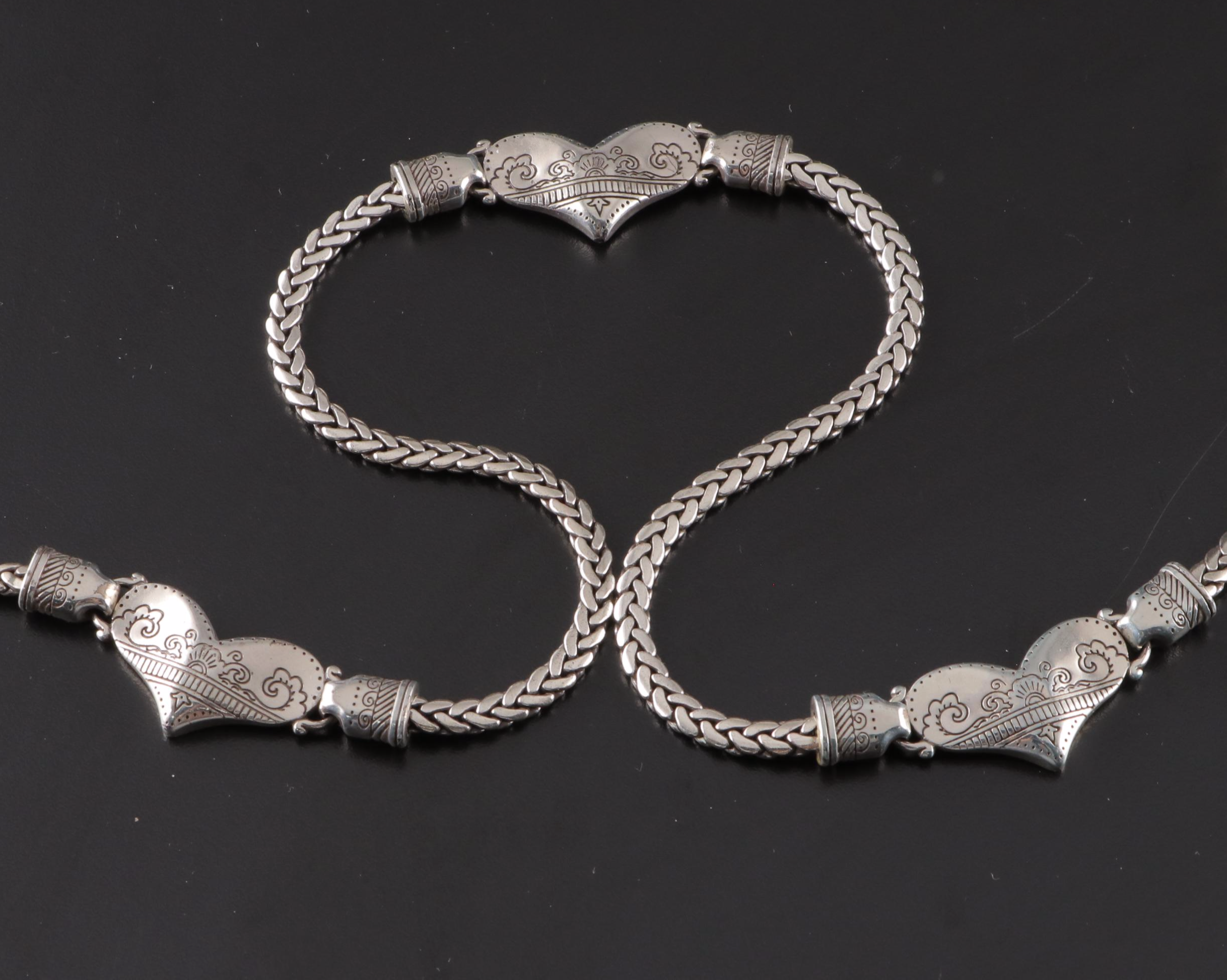 Metal Heart Chain Belt