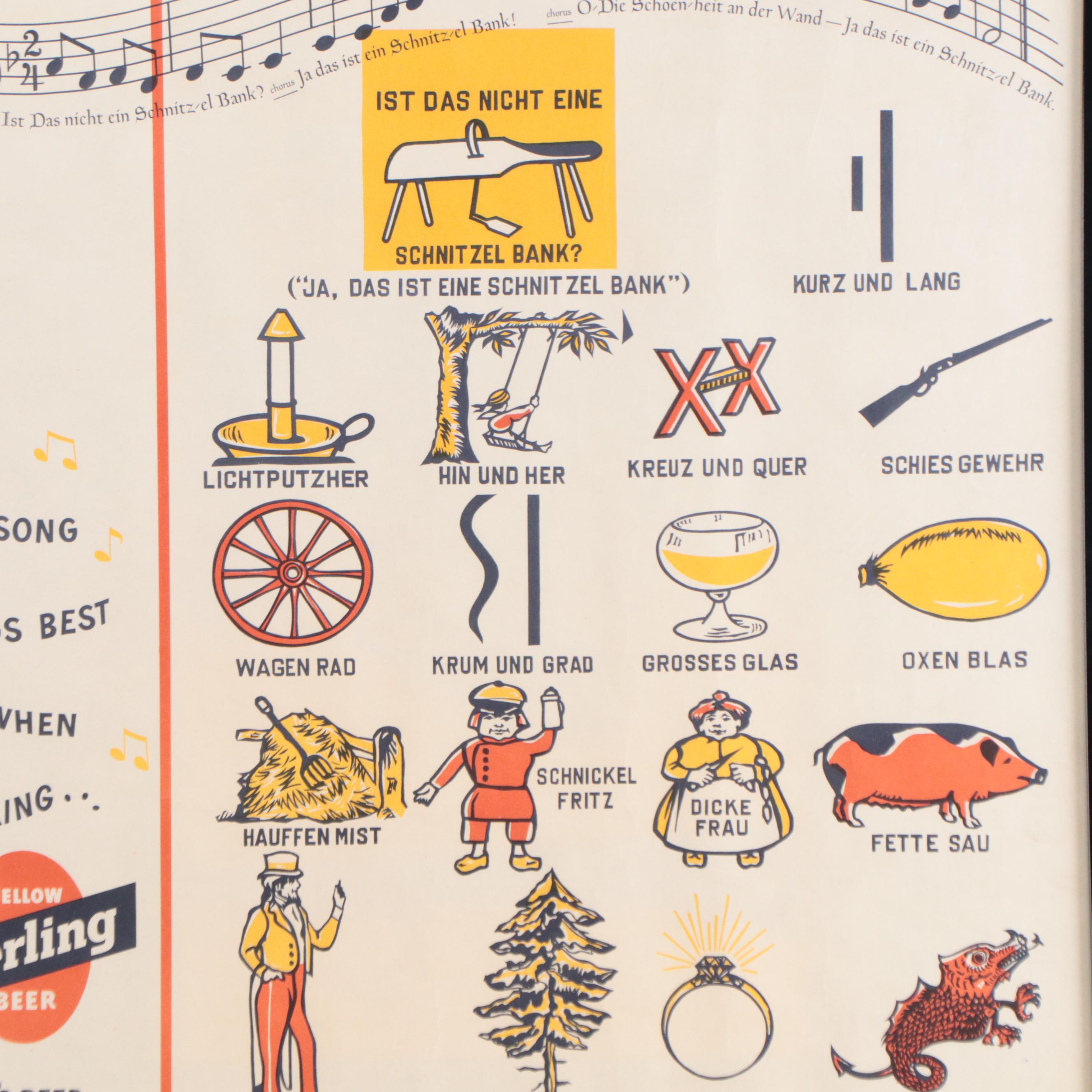 German Beer Advertisement Posters Including "Oktoberfest Zinzinnati"