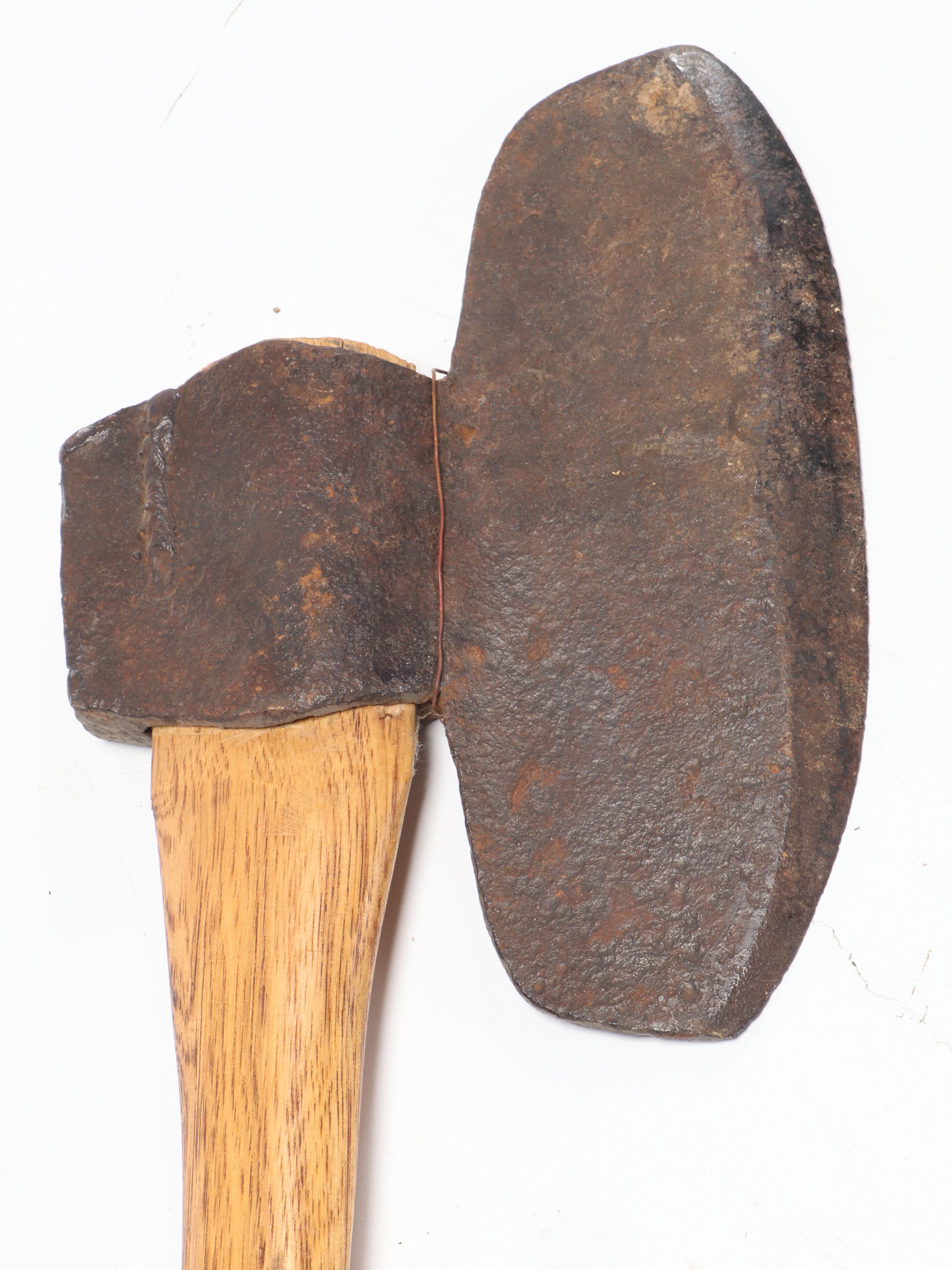 Broadhead Hewing Axe, Early 20th Century