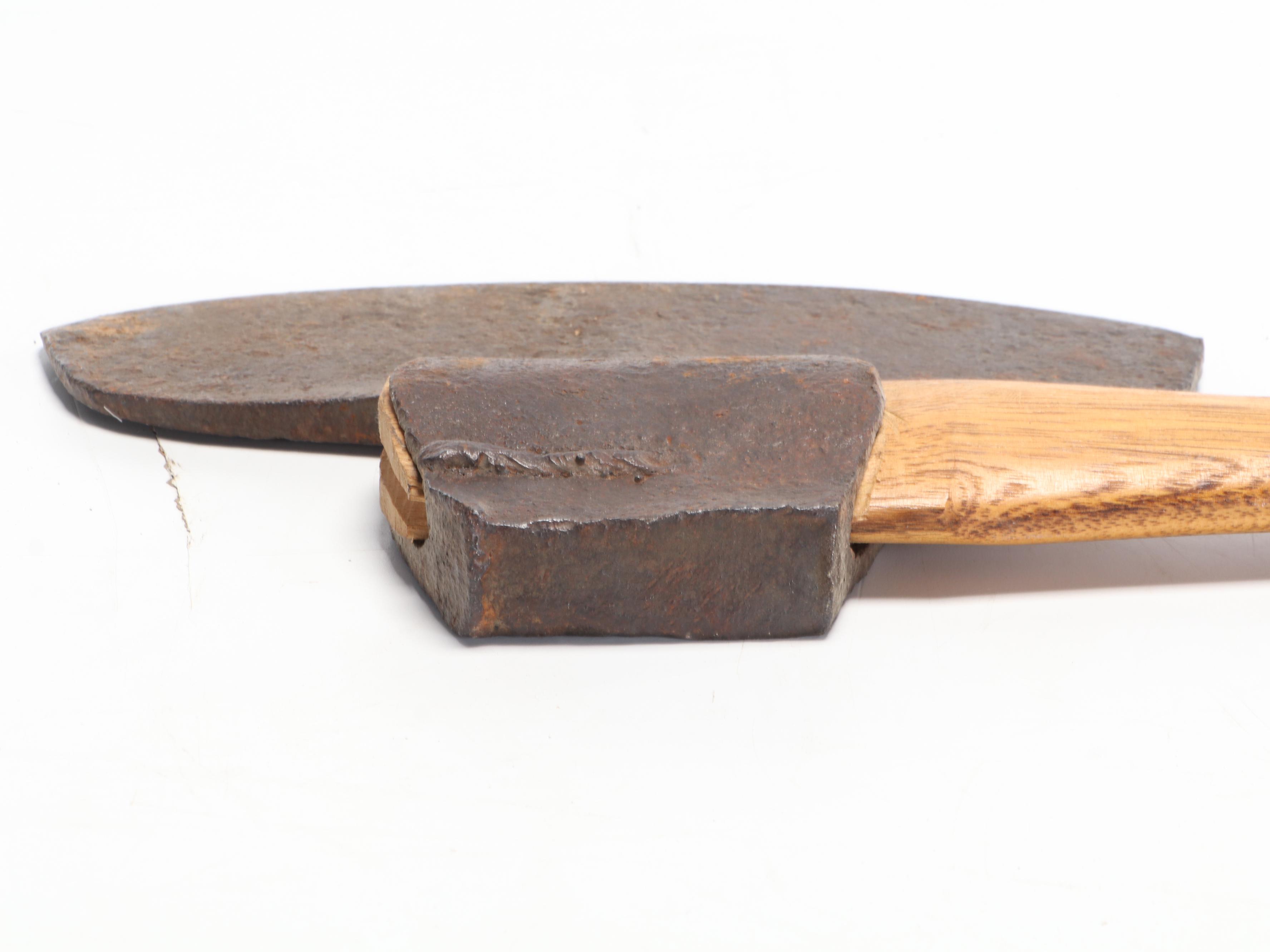 Broadhead Hewing Axe, Early 20th Century