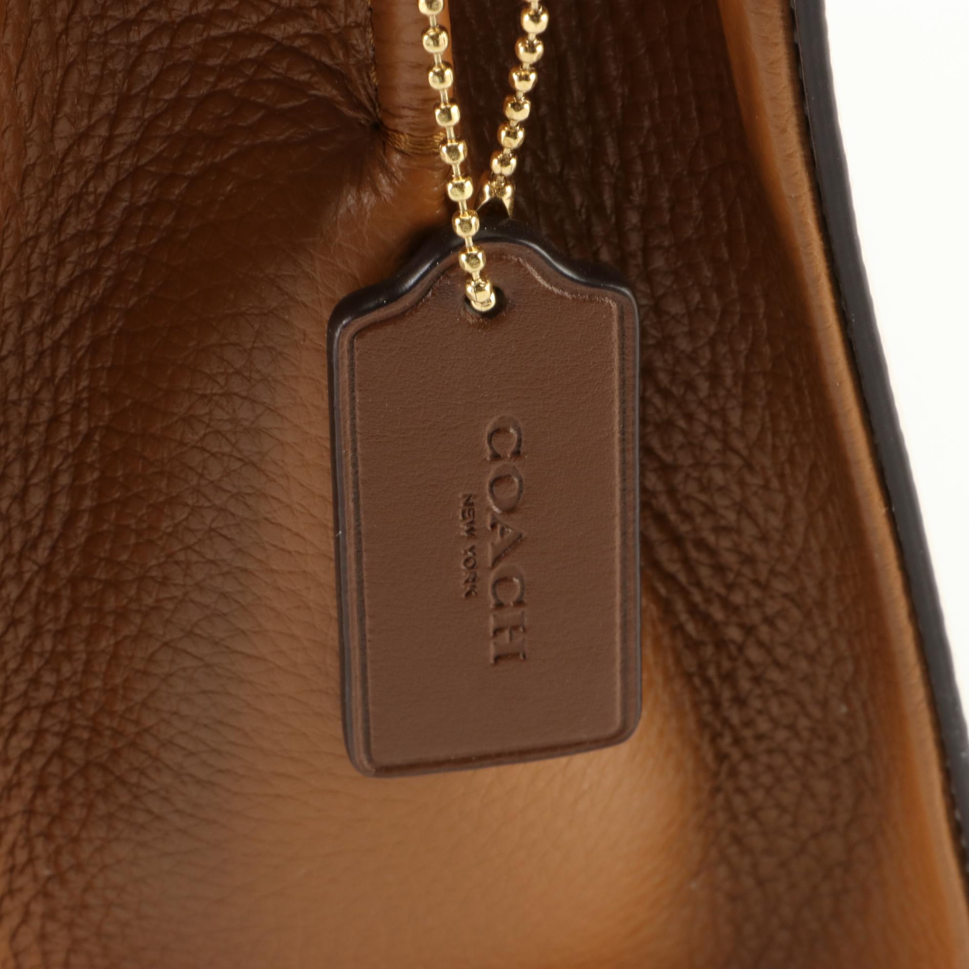 Coach Lane Carryall in Colorblock Leather with Detachable Strap, New with Tag