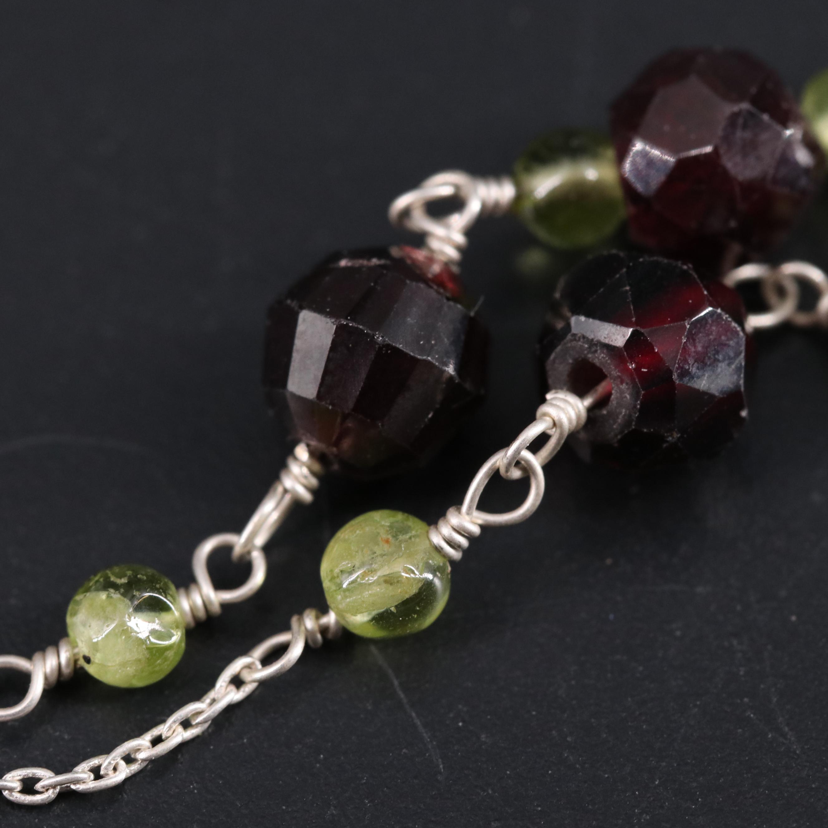 Sterling Silver Gemstone Bracelet