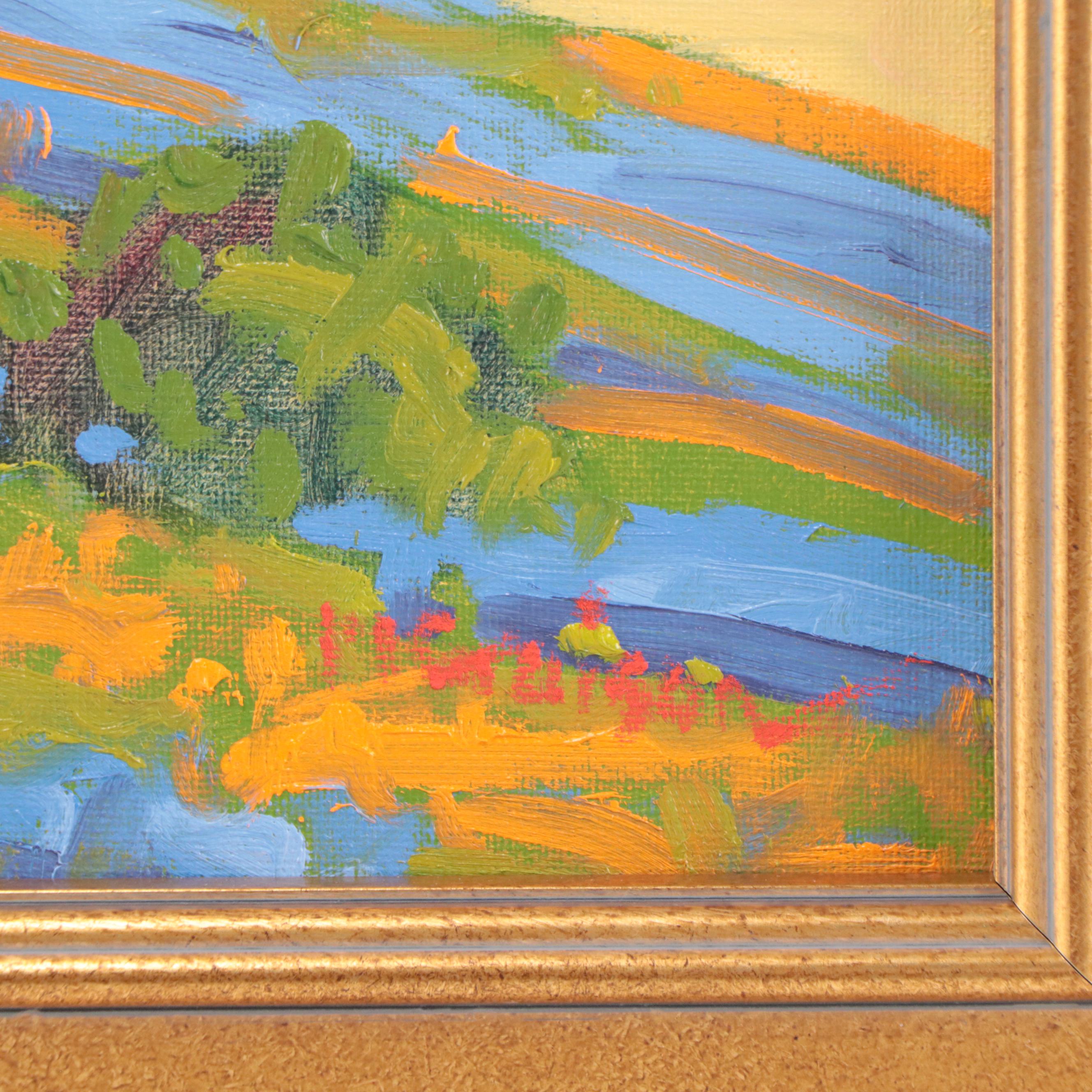 Marc A. Graison Oil Painting "Coastal Symphony," 2023