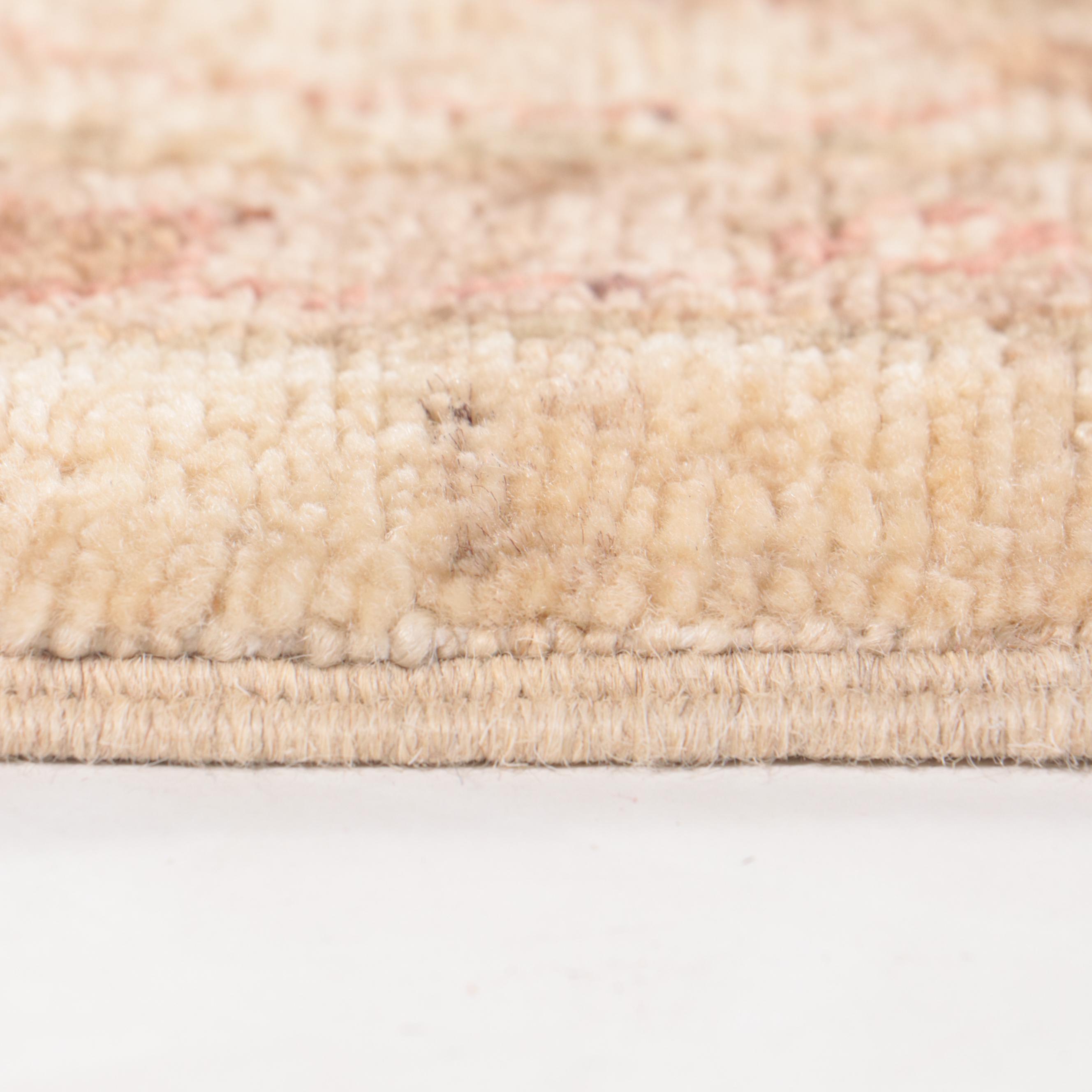 4'2 x 6'2 Hand-Knotted Pakistani Peshawar Area Rug