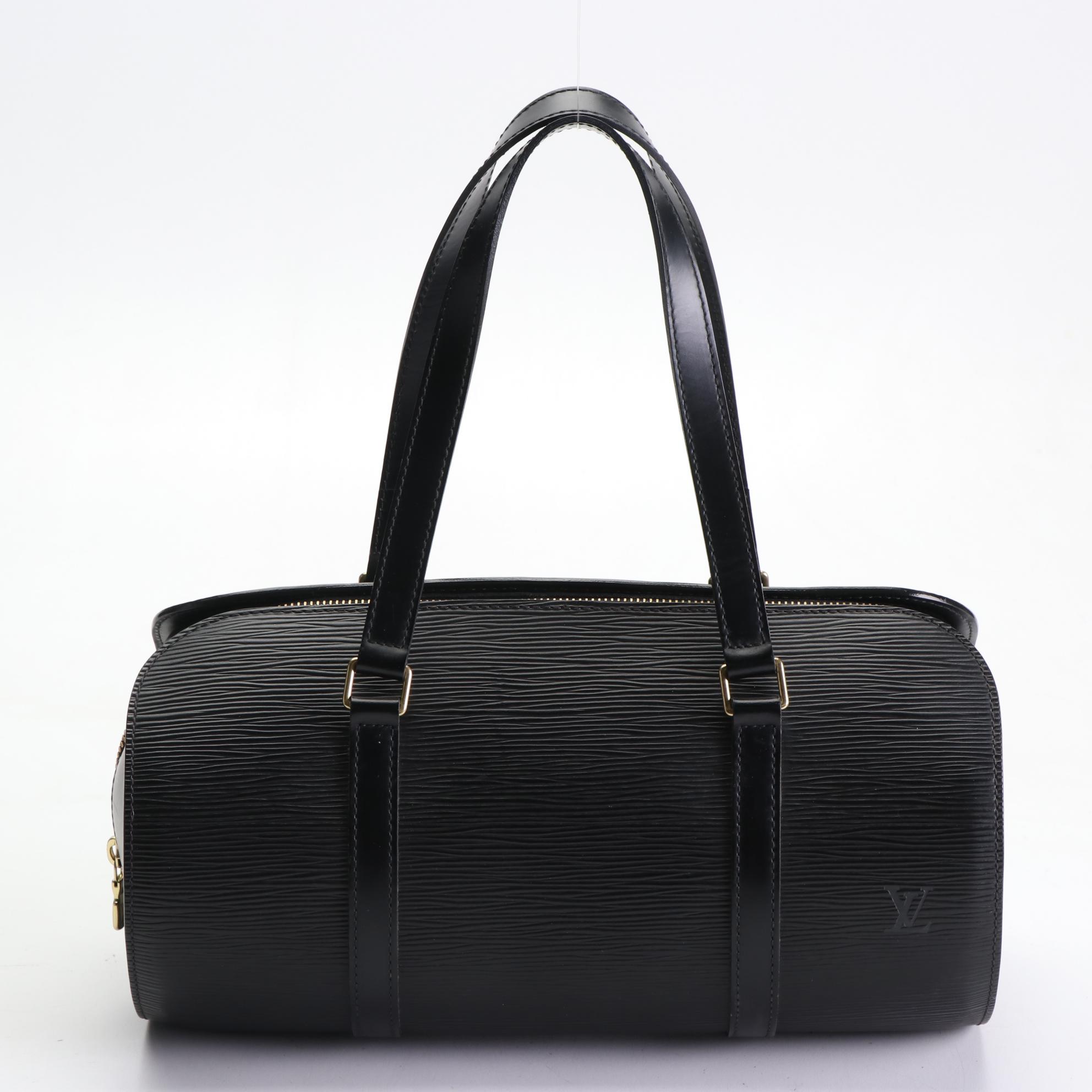 Louis Vuitton Sufflot and Pochette in Black Epi Leather