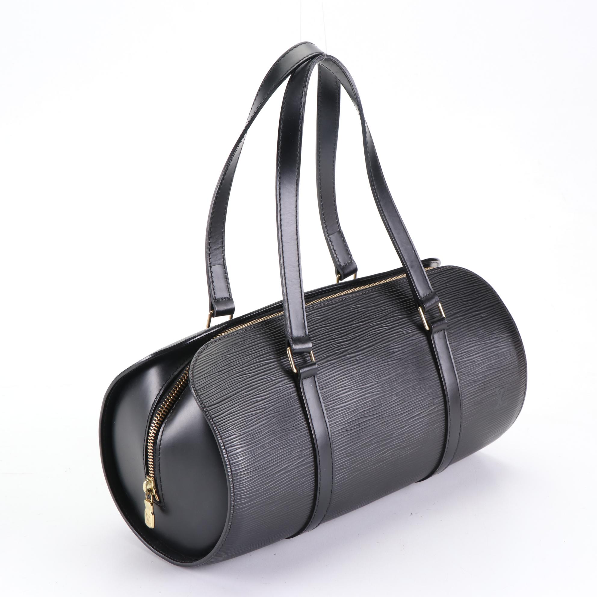 Louis Vuitton Sufflot and Pochette in Black Epi Leather