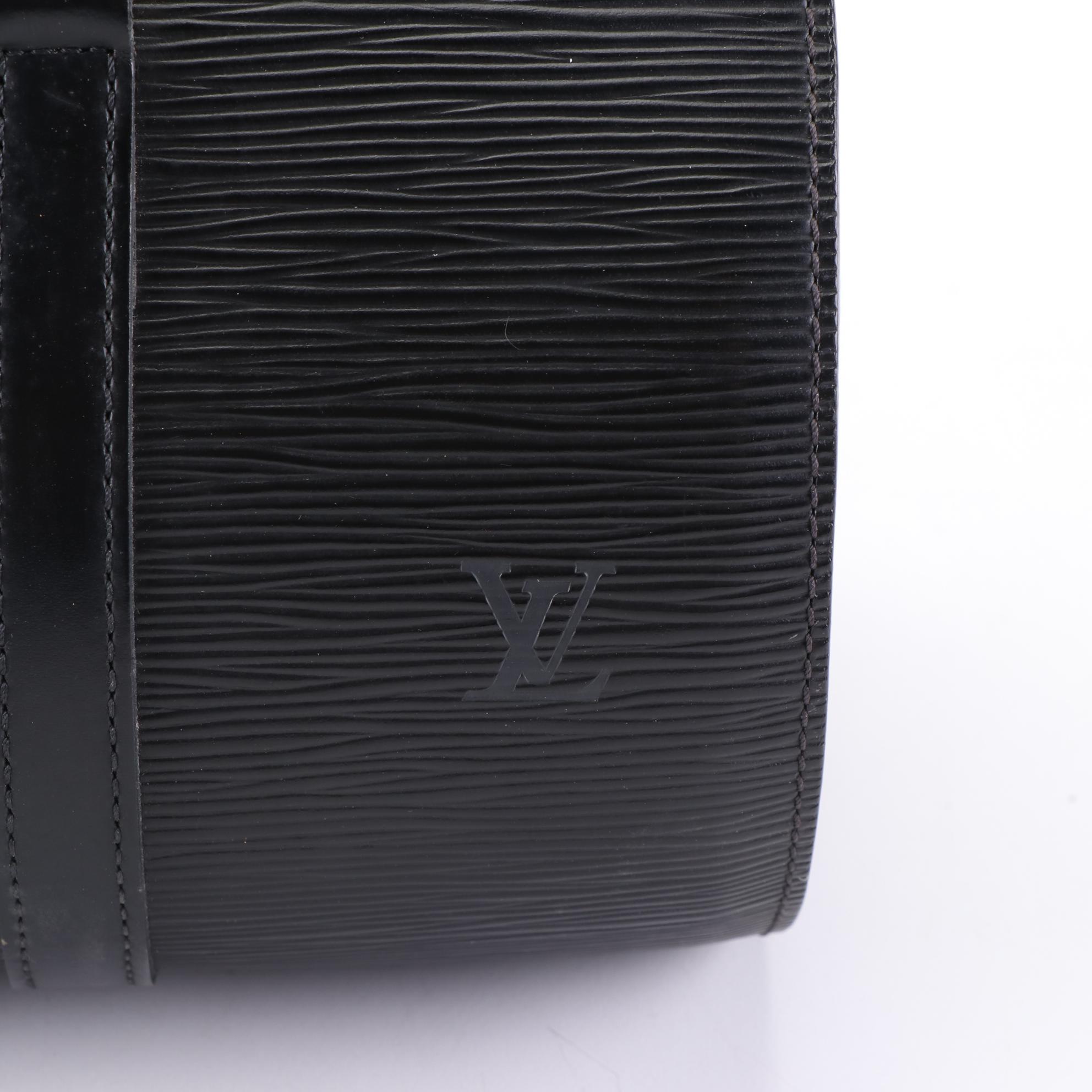 Louis Vuitton Sufflot and Pochette in Black Epi Leather