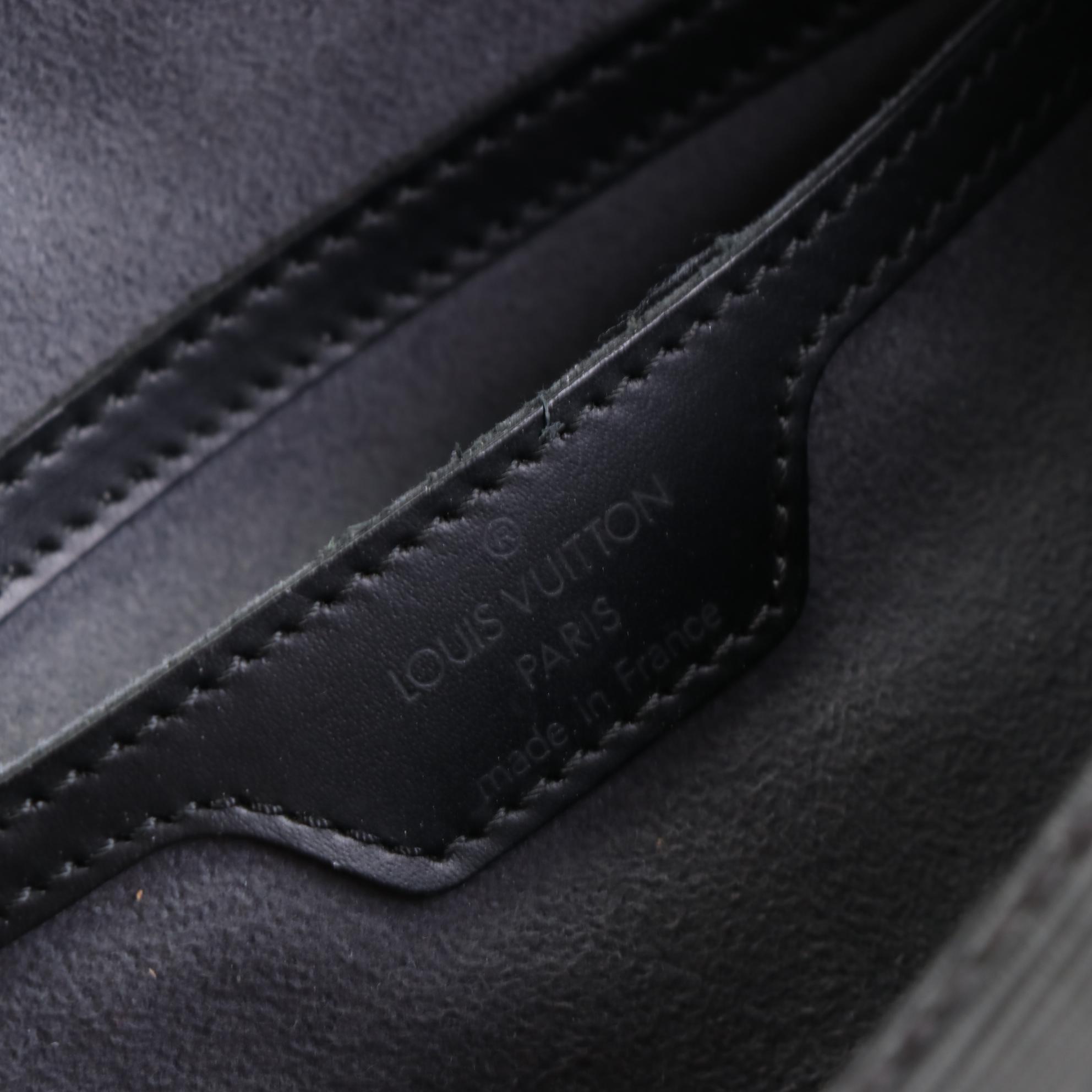 Louis Vuitton Sufflot and Pochette in Black Epi Leather