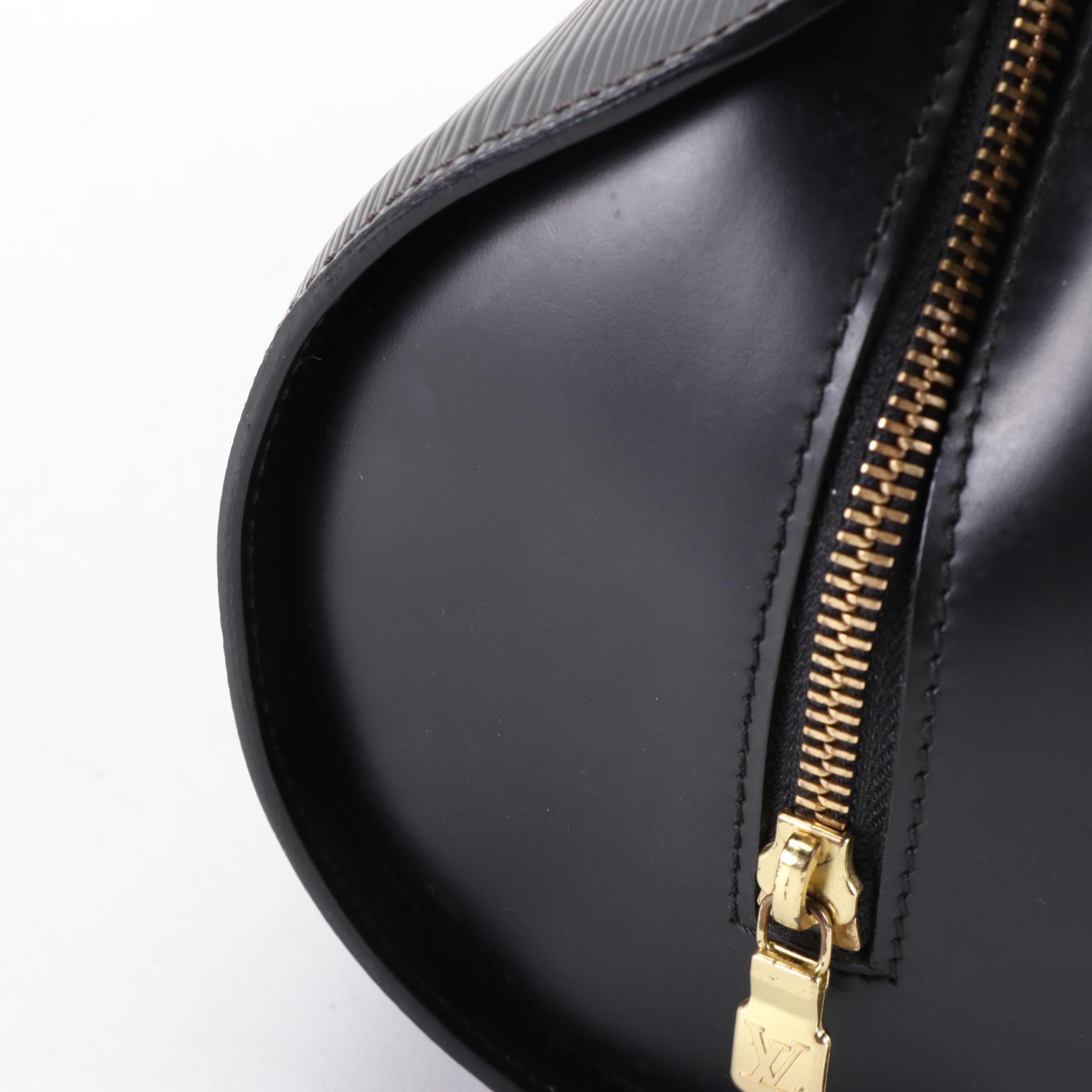 Louis Vuitton Sufflot and Pochette in Black Epi Leather