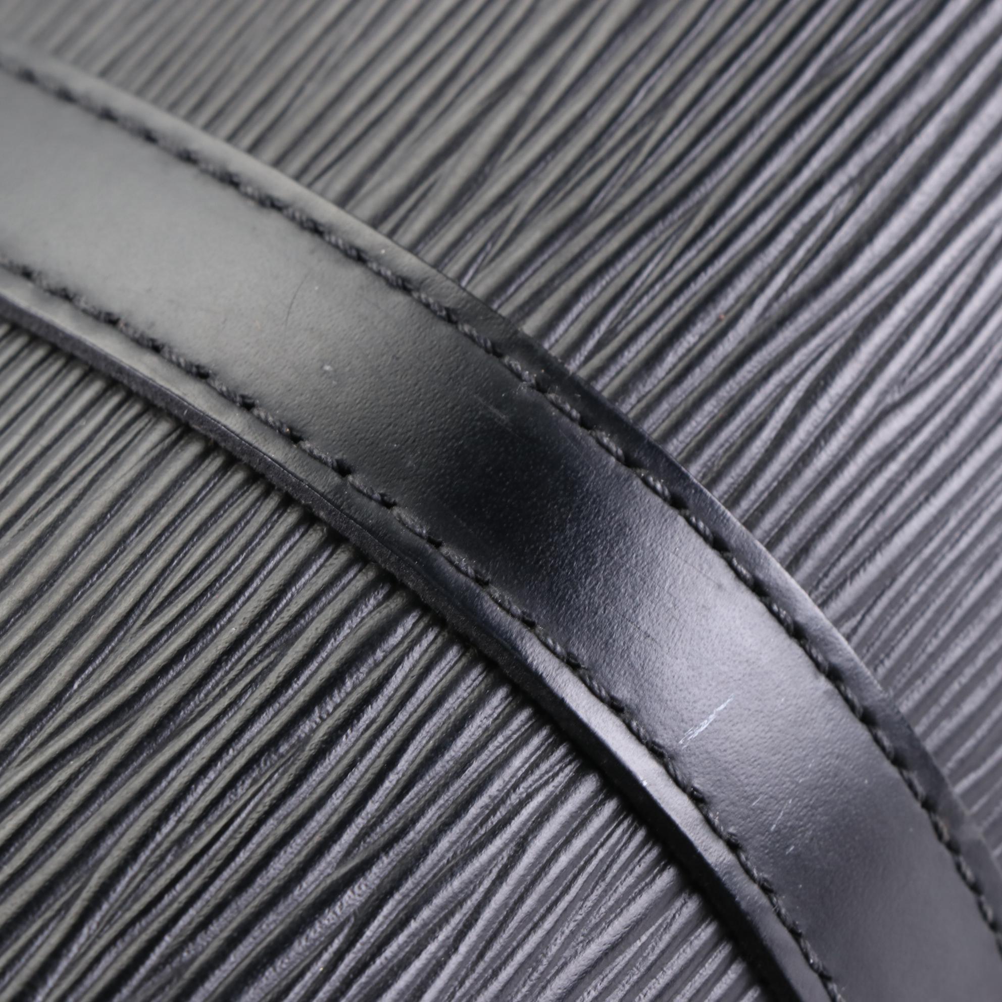 Louis Vuitton Sufflot and Pochette in Black Epi Leather