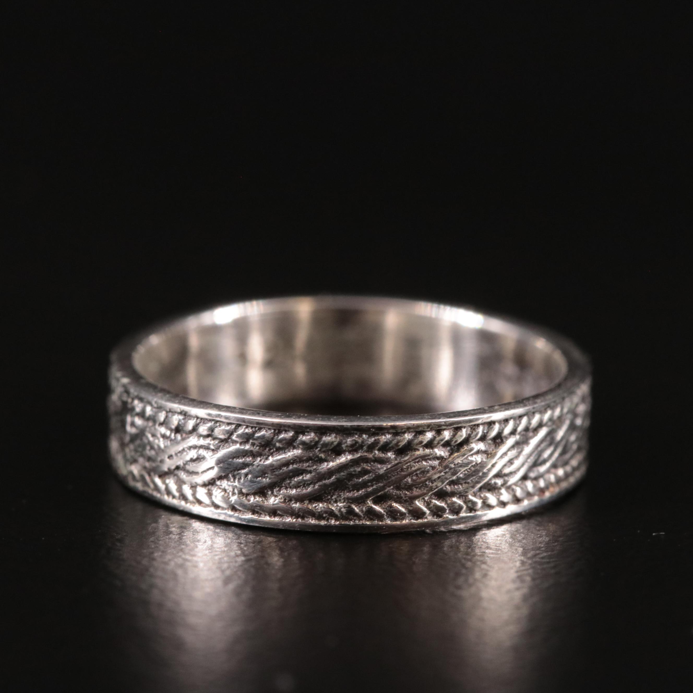 Sterling Band Ring