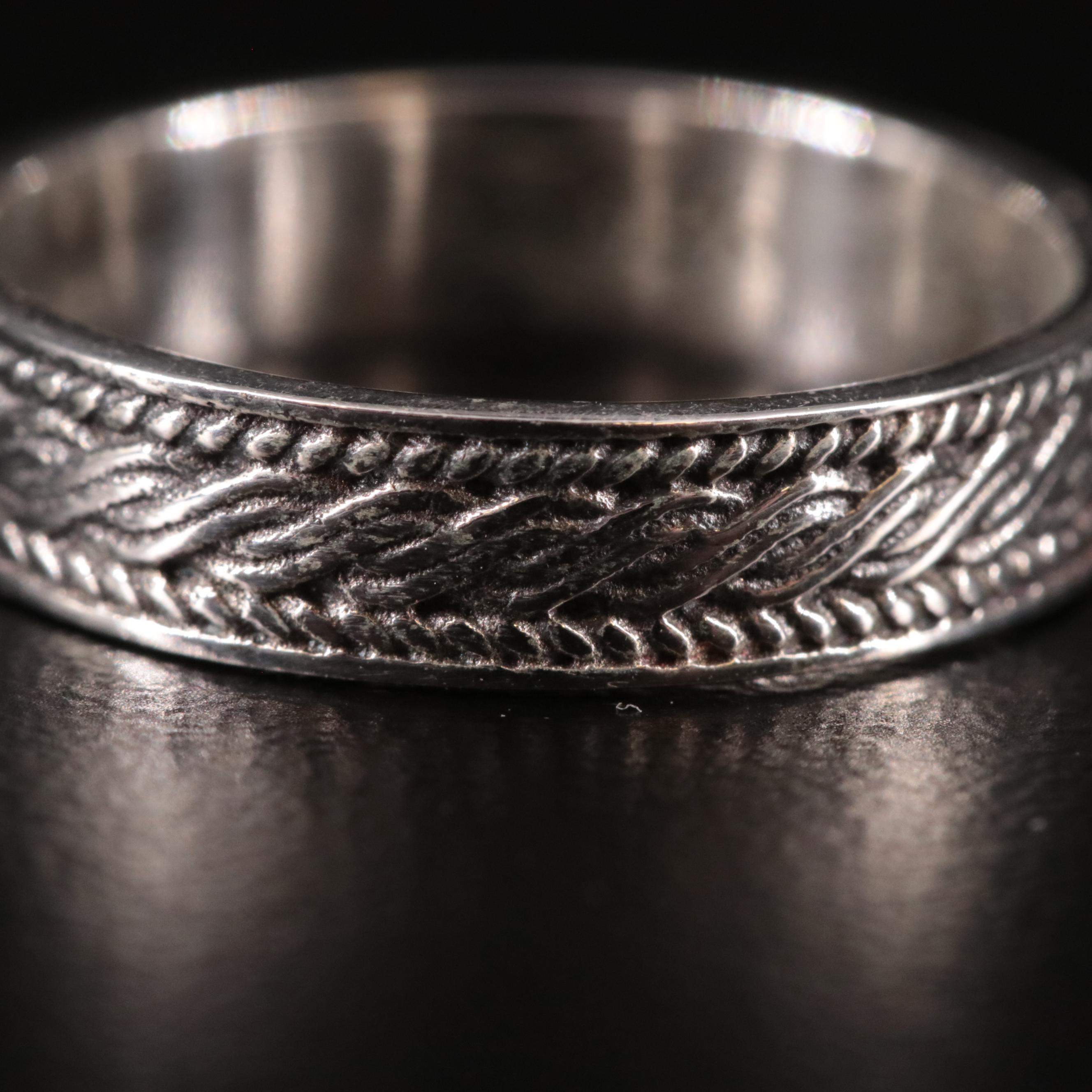 Sterling Band Ring