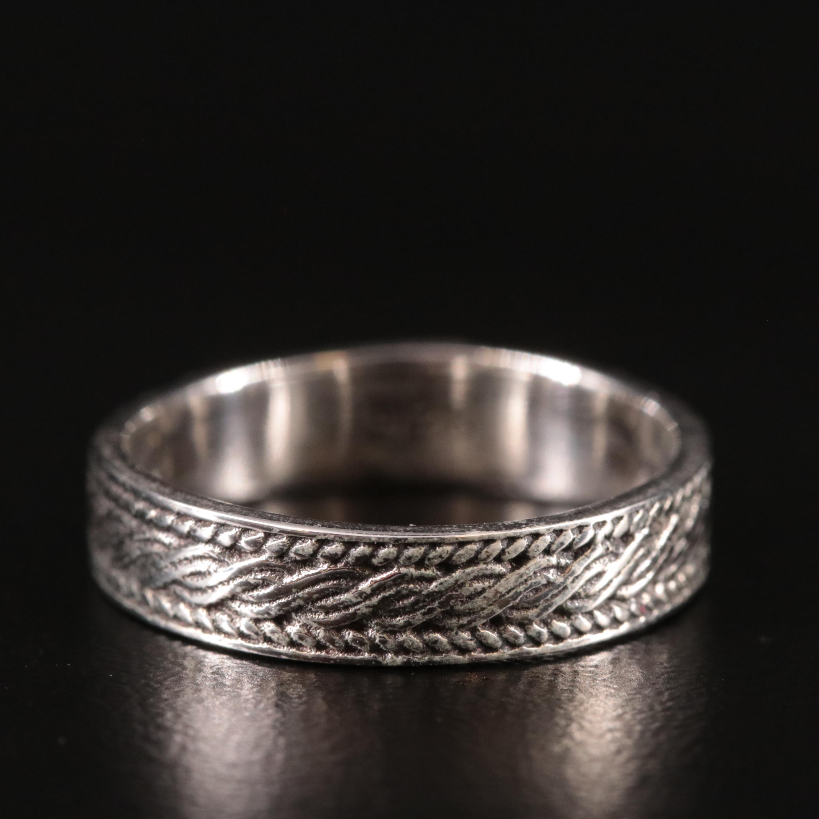 Sterling Band Ring