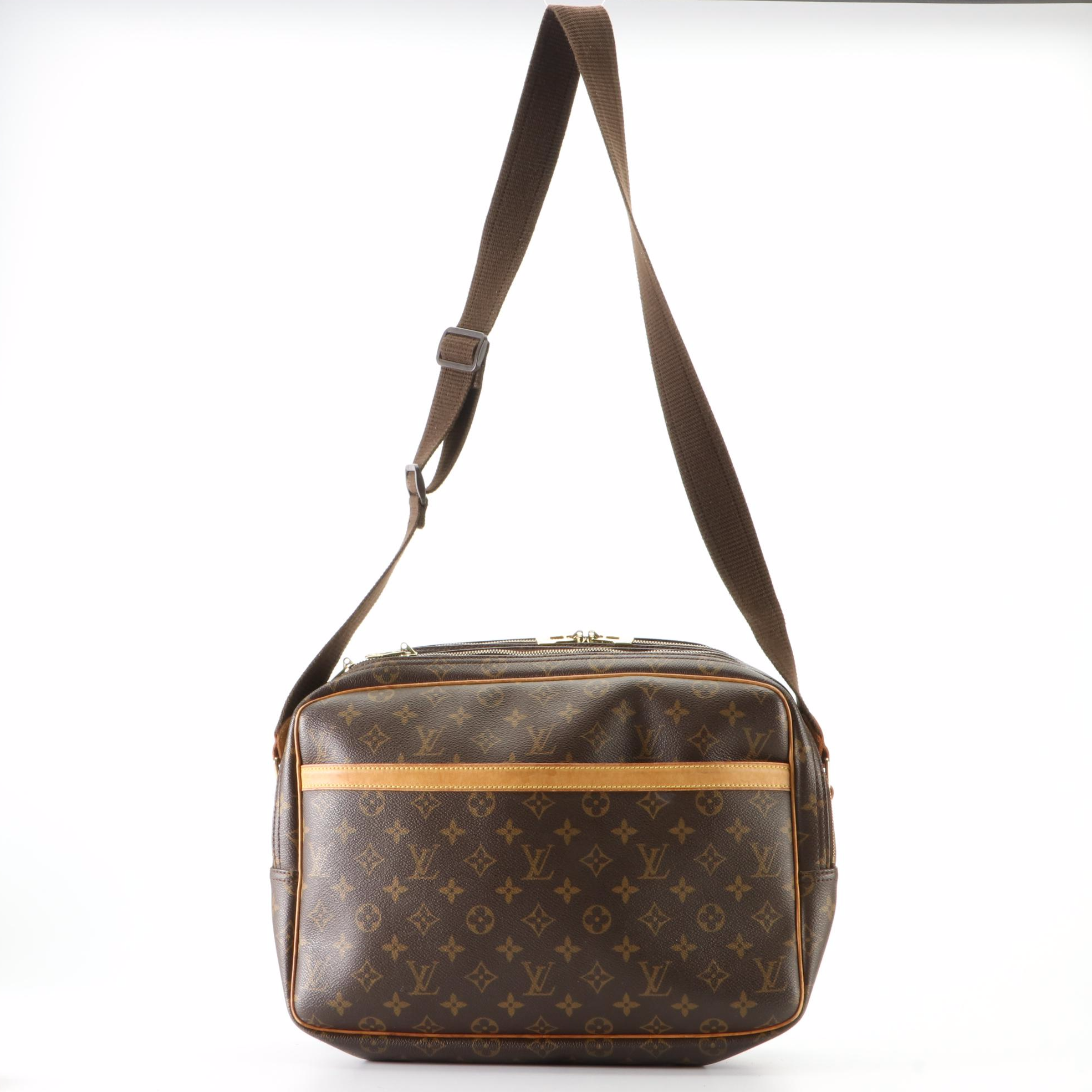 Louis Vuitton Reporter GM Bag in Monogram Canvas