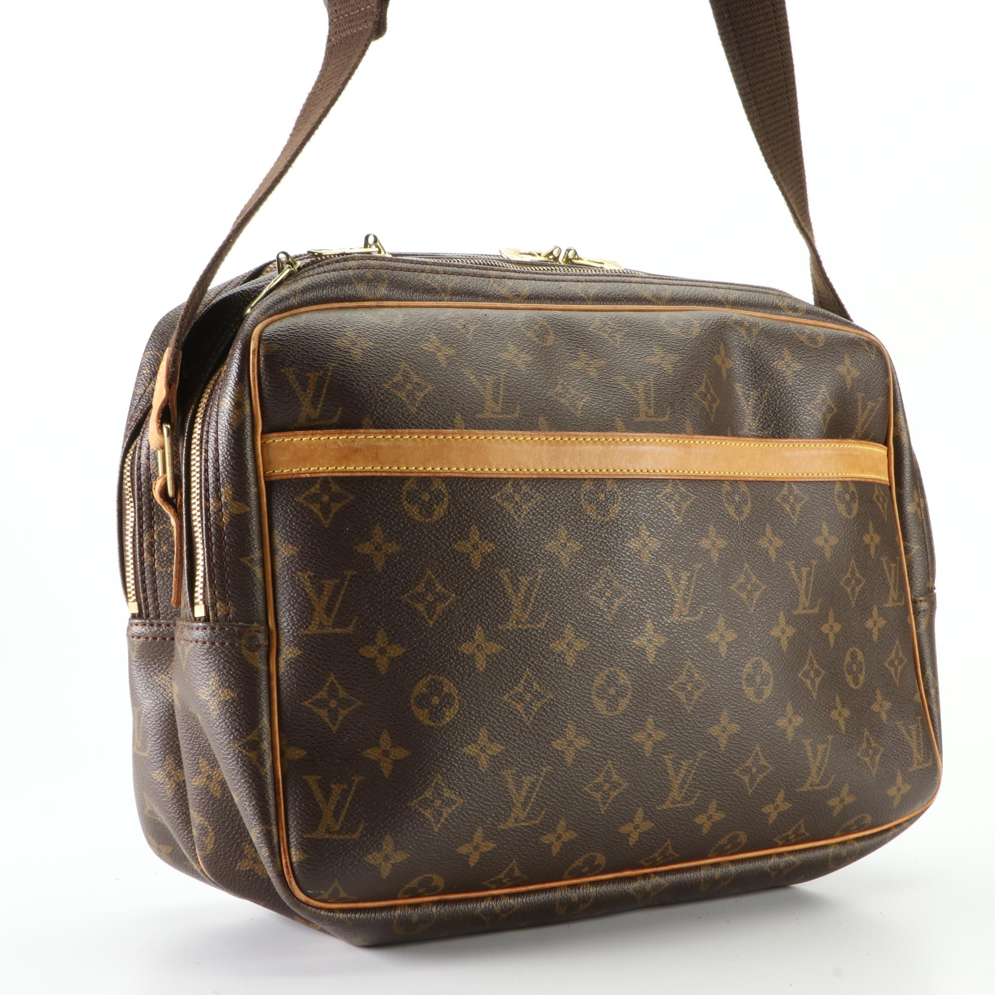 Louis Vuitton Reporter GM Bag in Monogram Canvas