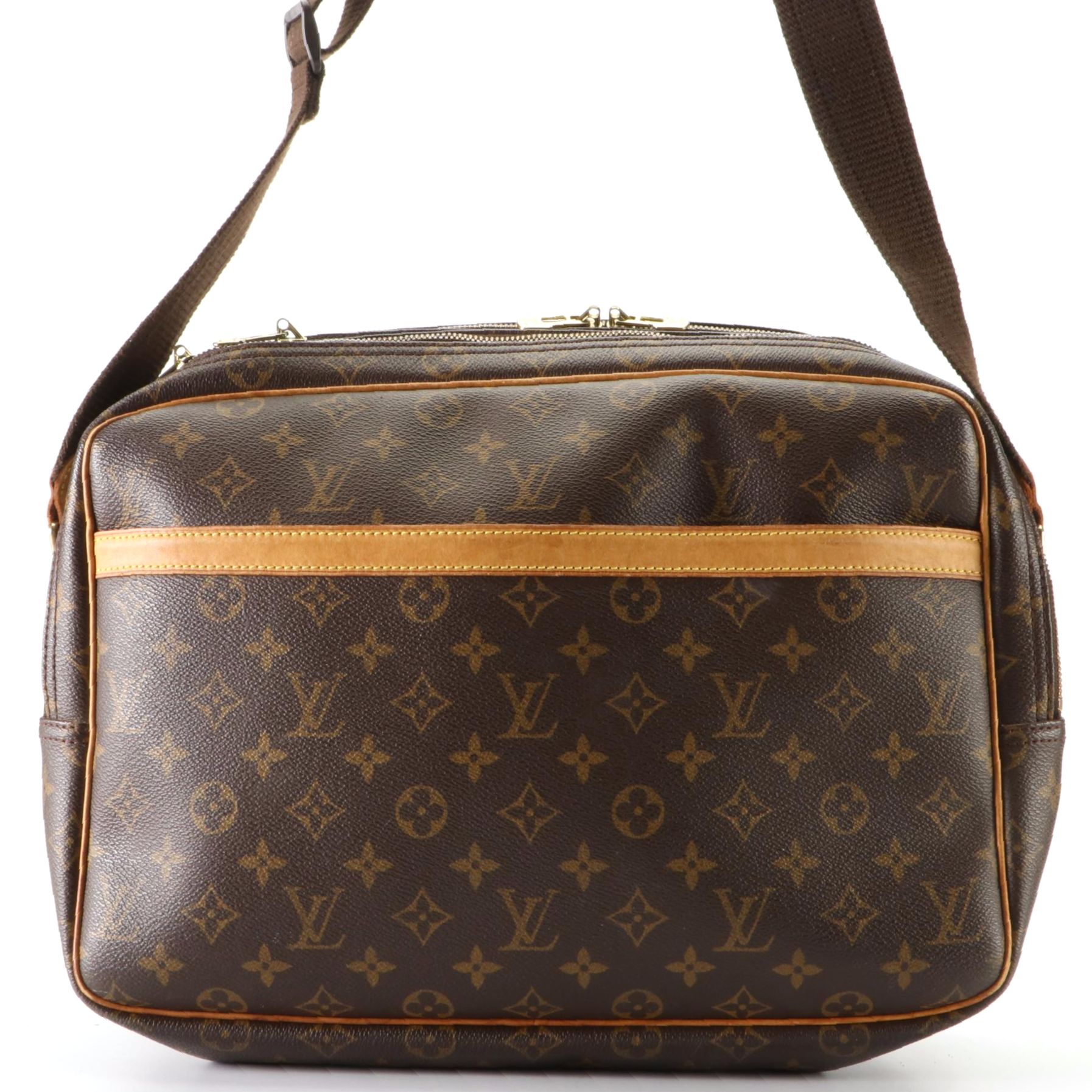 Louis Vuitton Reporter GM Bag in Monogram Canvas