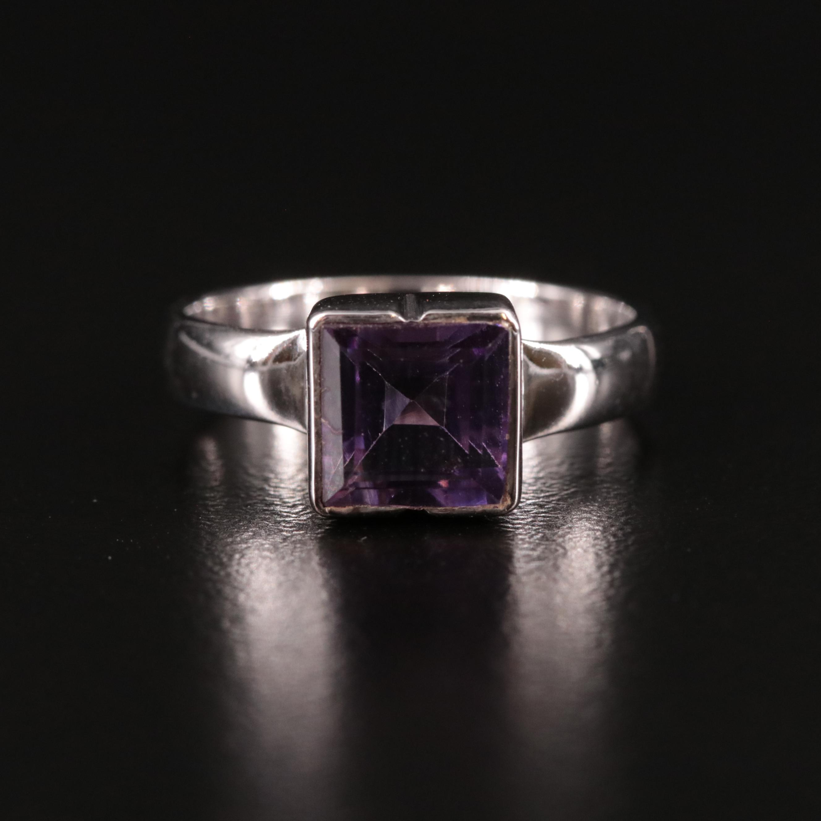 Sterling Amethyst Ring