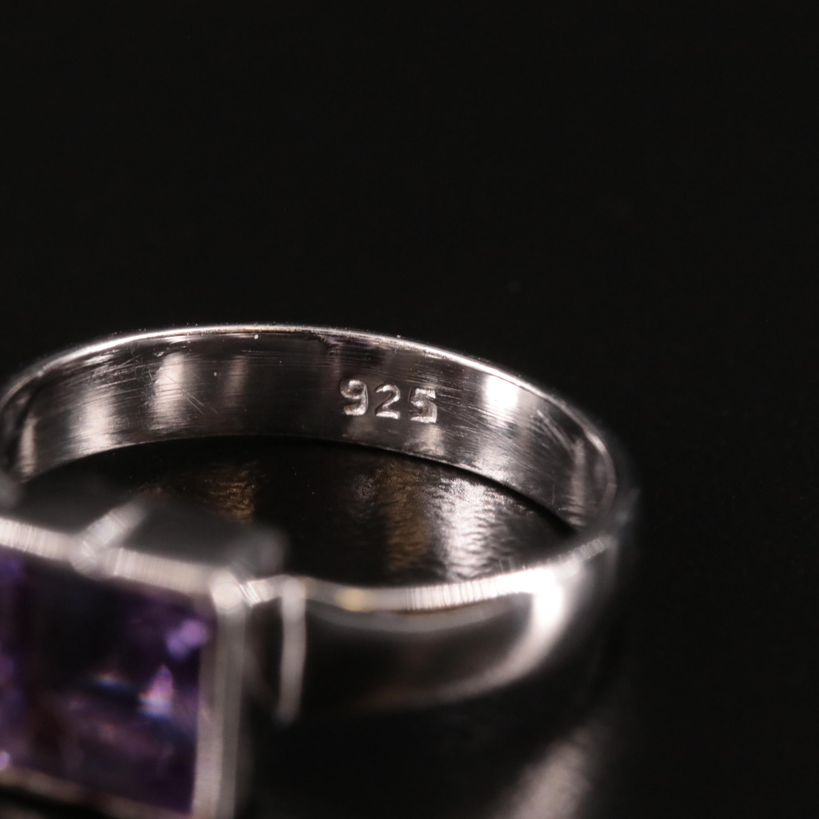 Sterling Amethyst Ring