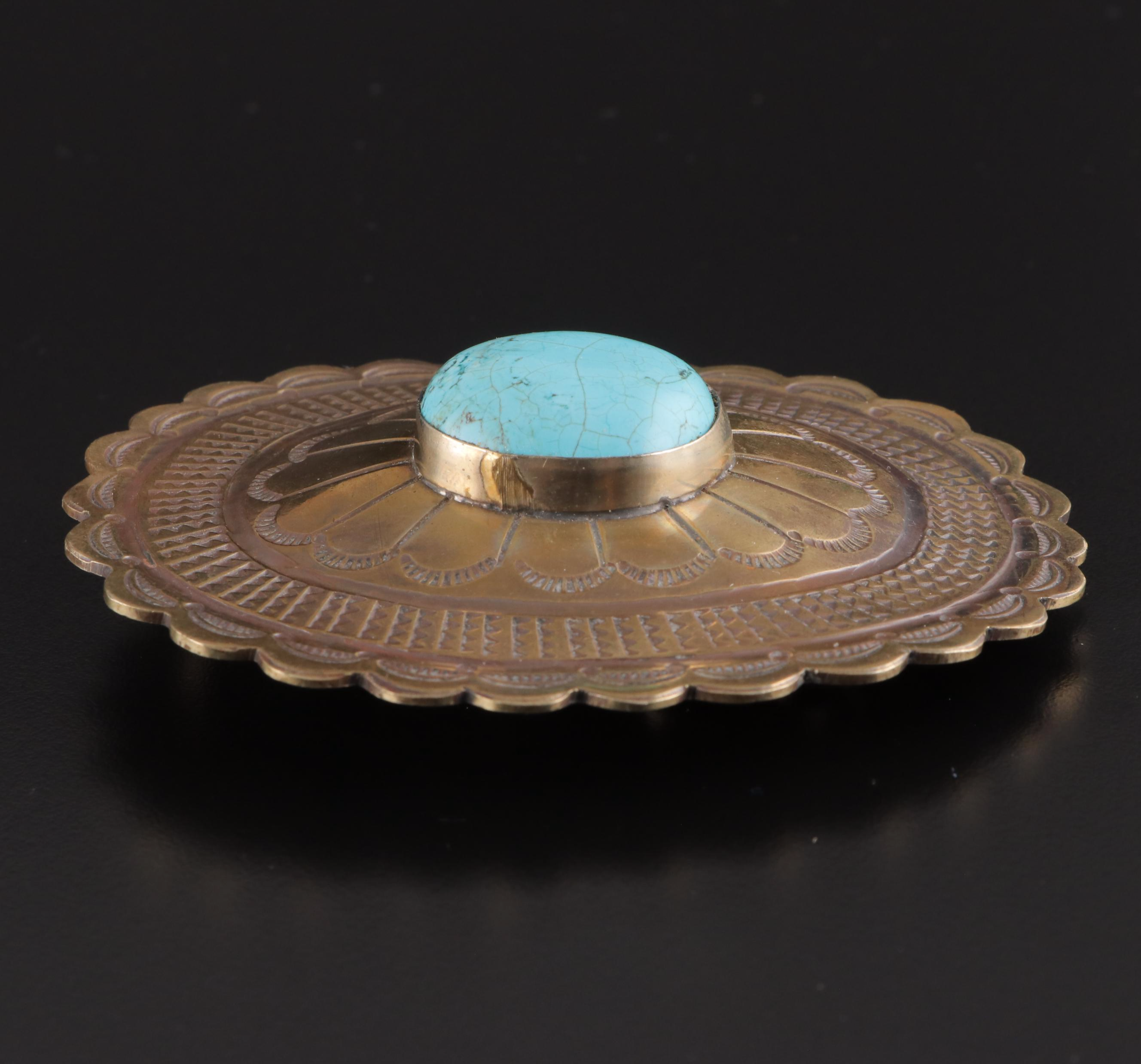 Southwestern Style Magnesite Belt Buckles