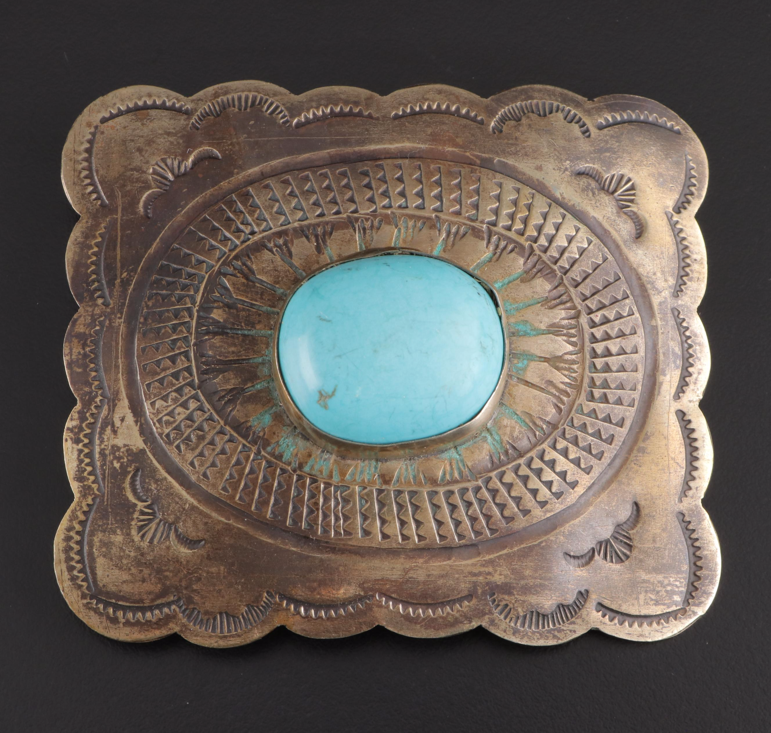 Southwestern Style Magnesite Belt Buckles