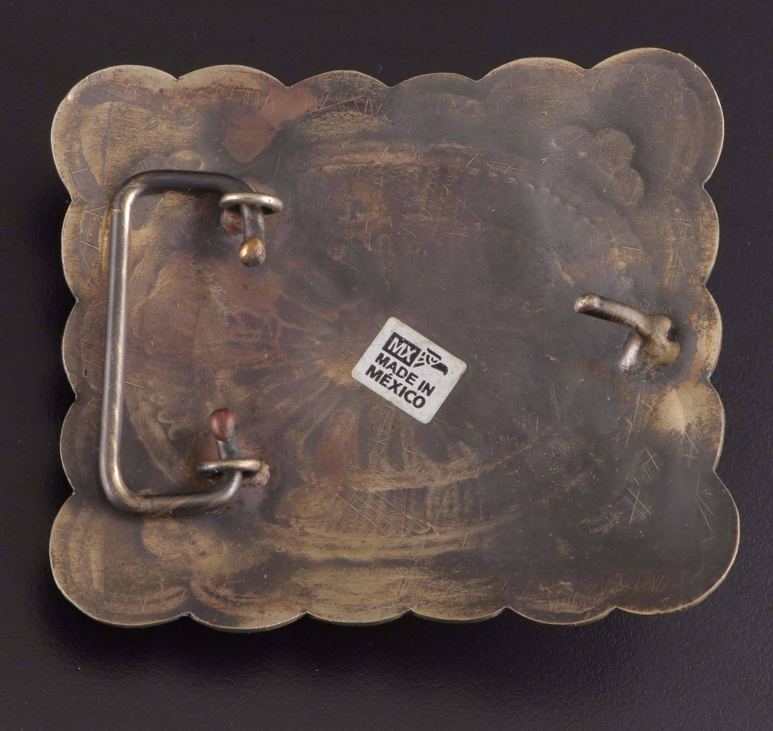 Southwestern Style Magnesite Belt Buckles