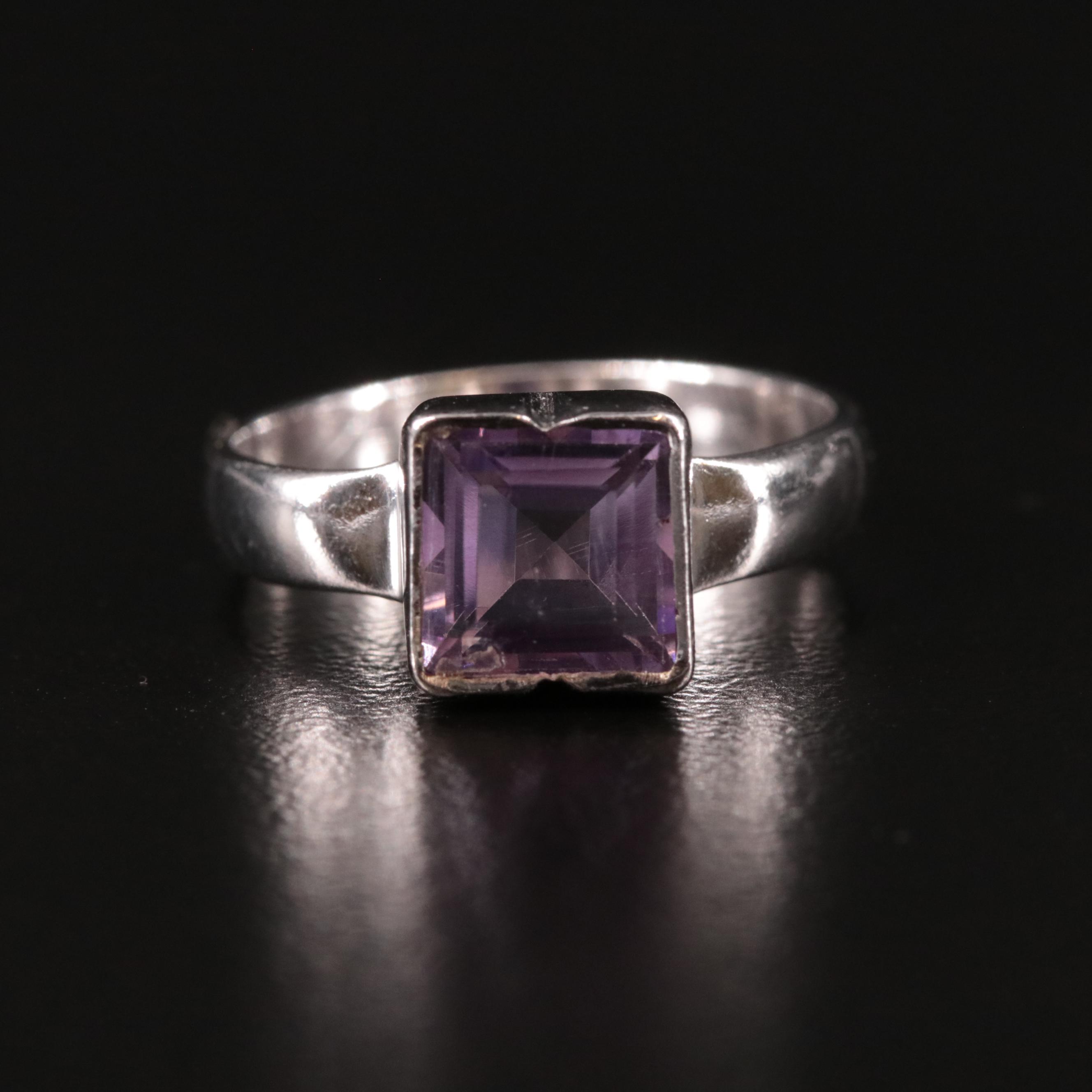 Sterling Amethyst Ring