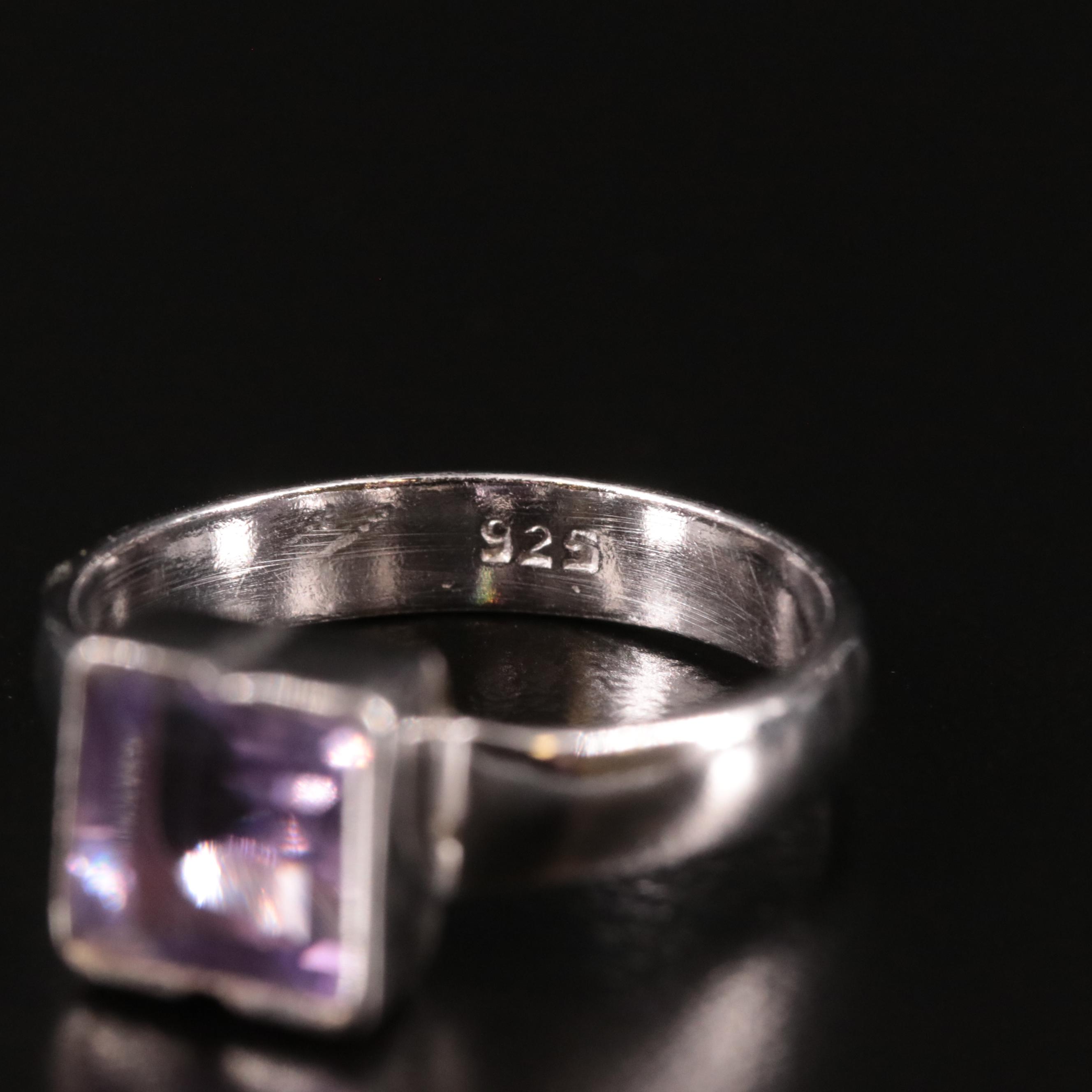 Sterling Amethyst Ring