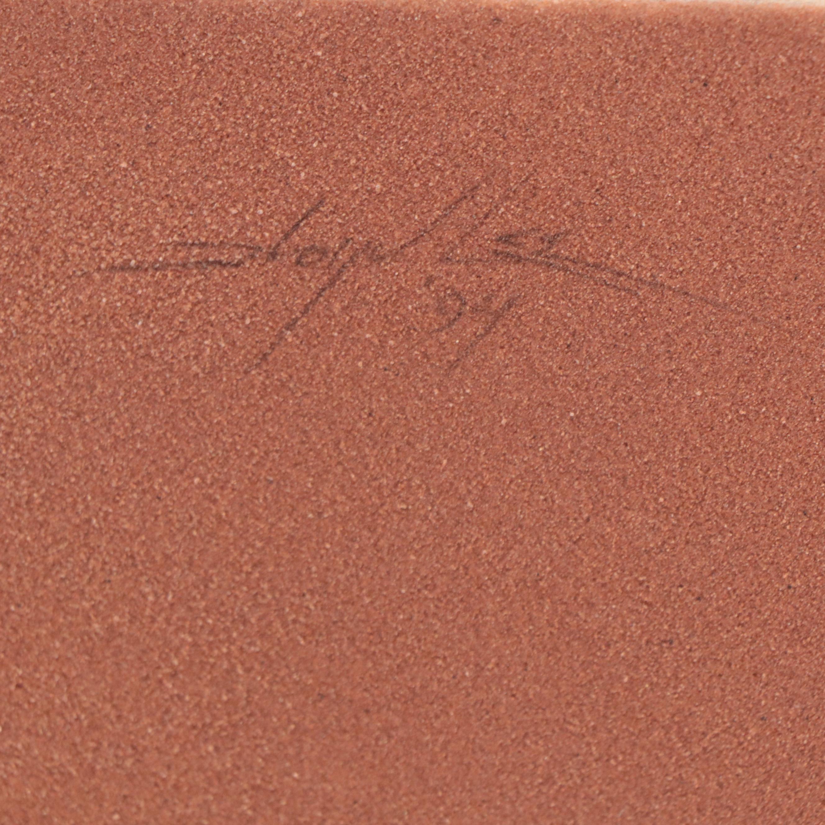 Floyd Lee Portrait Navajo Sand Painting, 1994