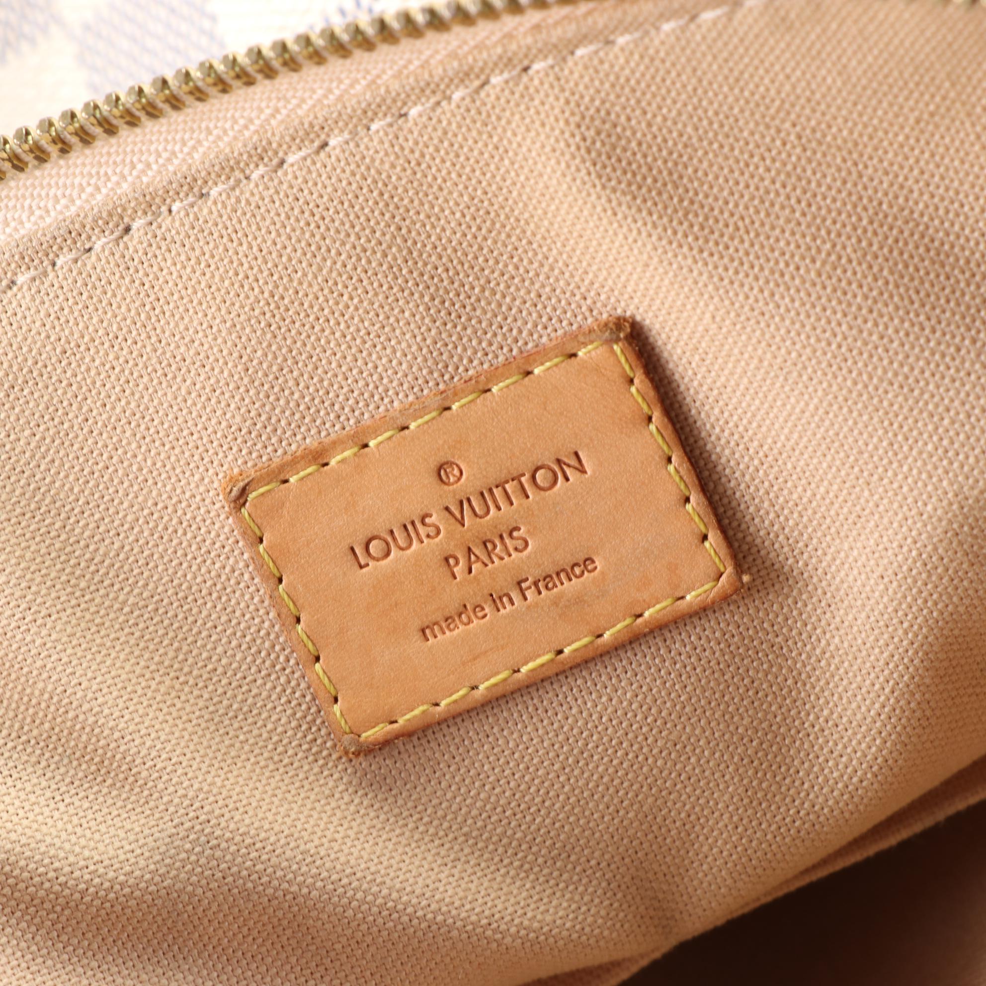 Louis Vuitton Siracusa MM Bag in Damier Azur