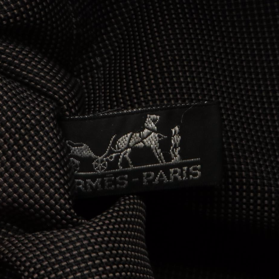 Hermès Herline Fourre Tout in Grey Nylon