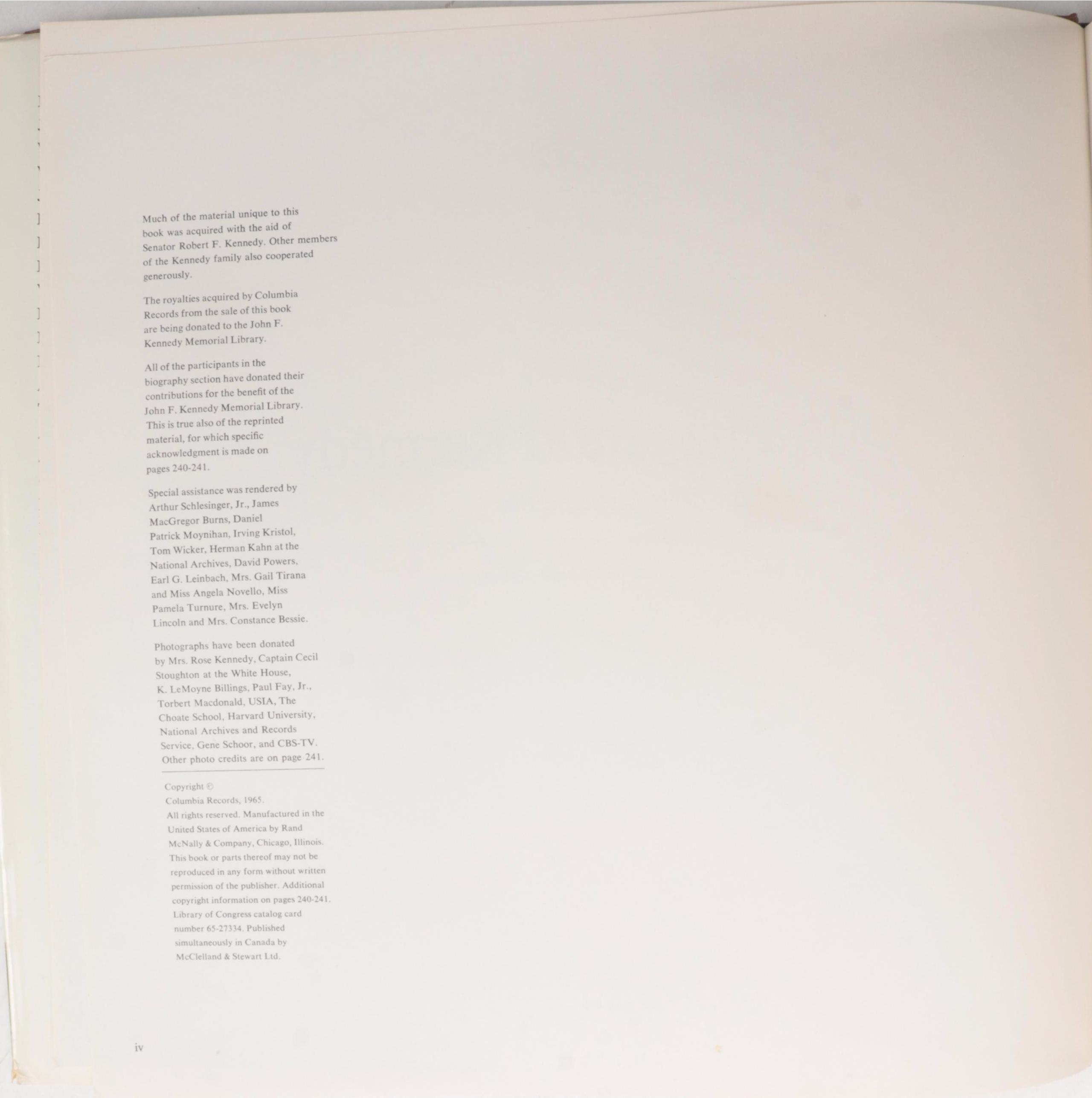 "John Fitzgerald Kennedy... As We Remember Him" Edited by Joan Meyers and More