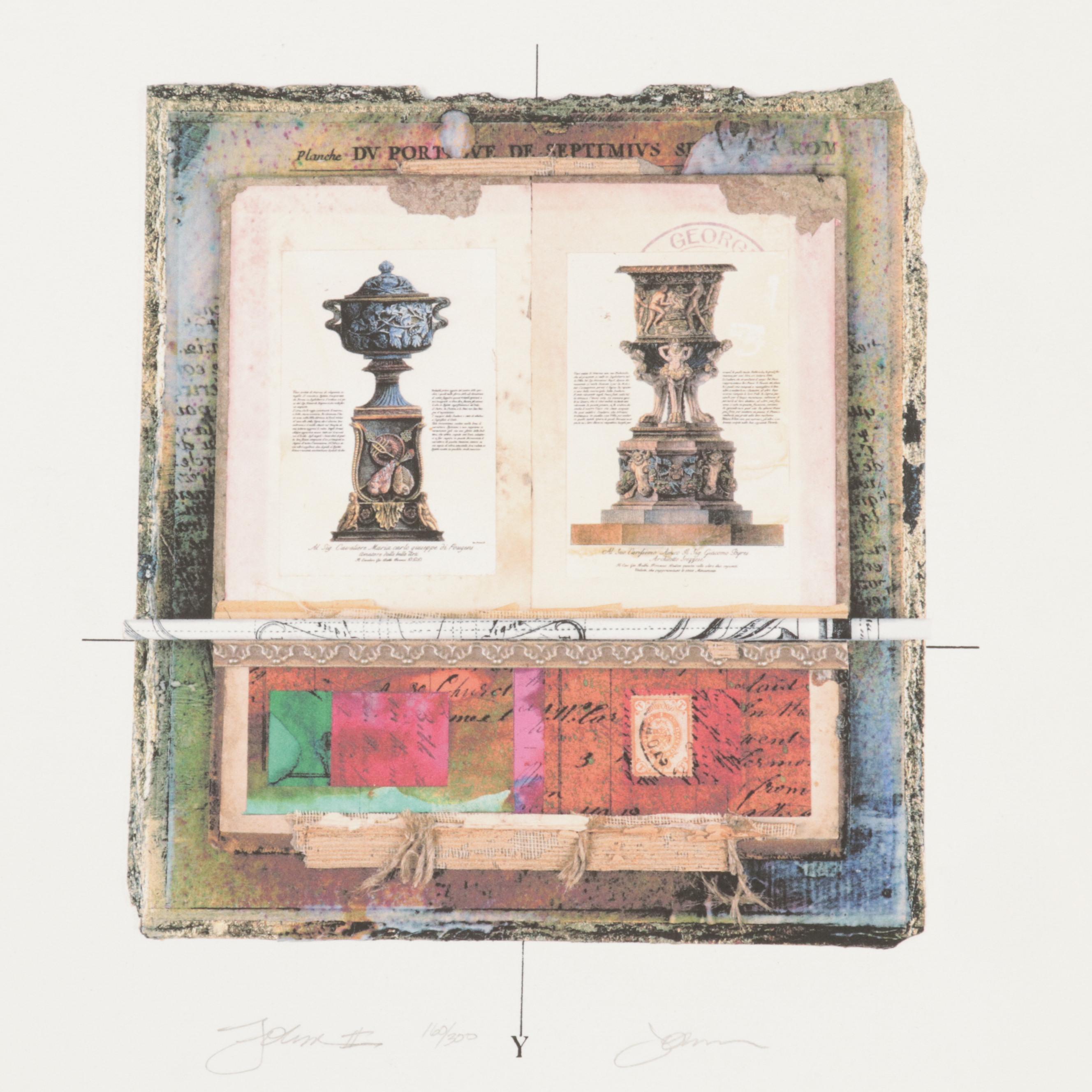 Jerry Johnson Giclées "Folium I & II," 21st Century