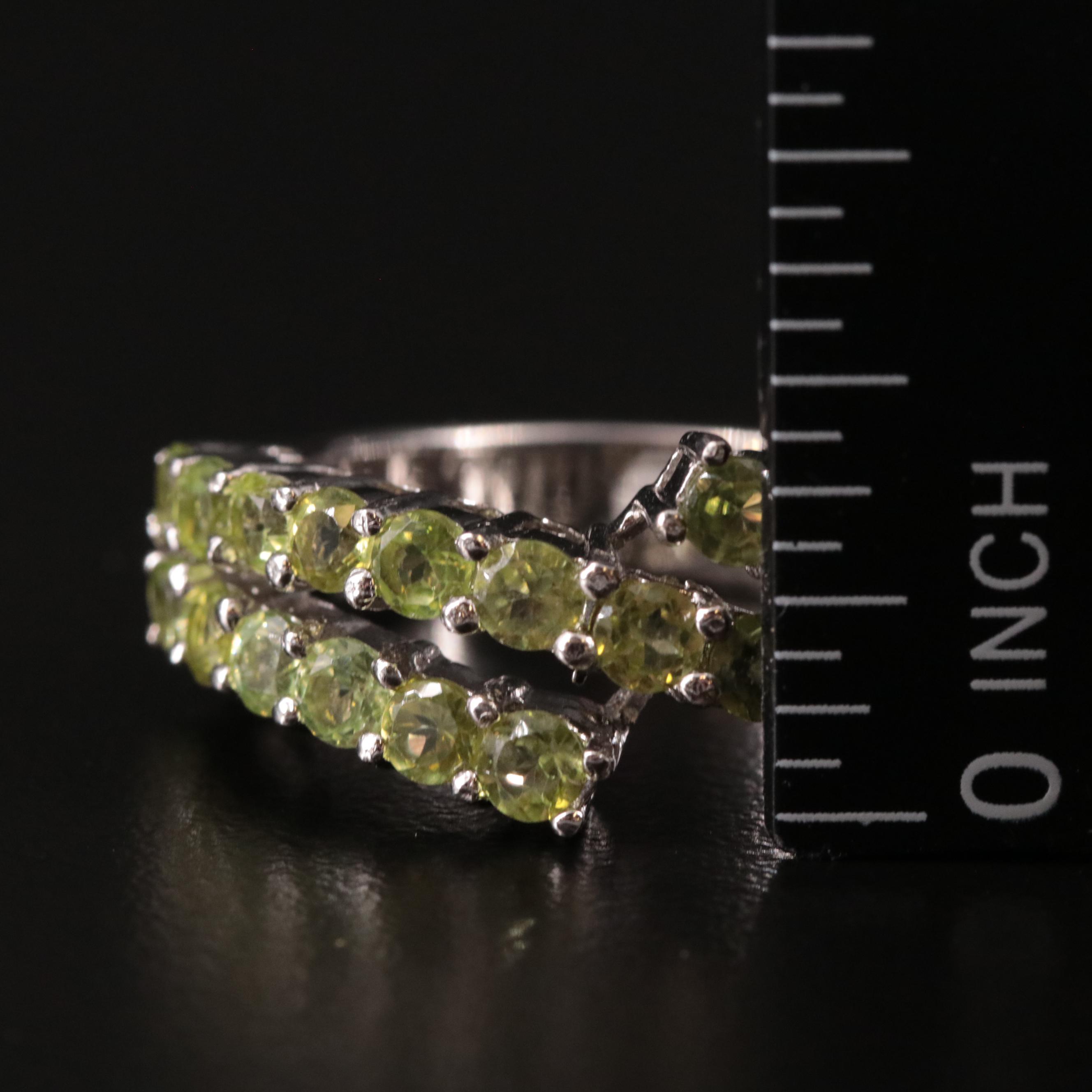 Sterling Peridot Ring