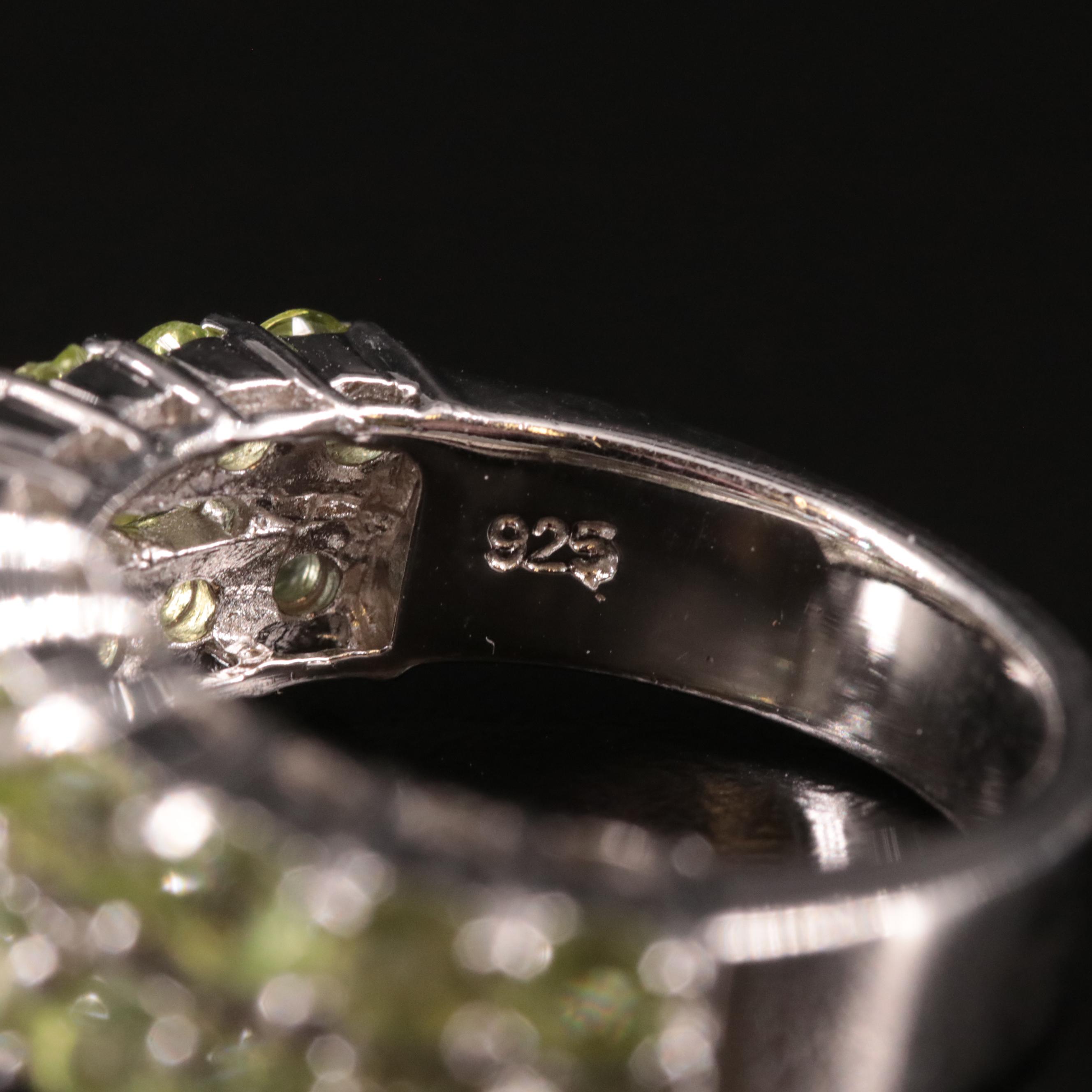 Sterling Peridot Ring