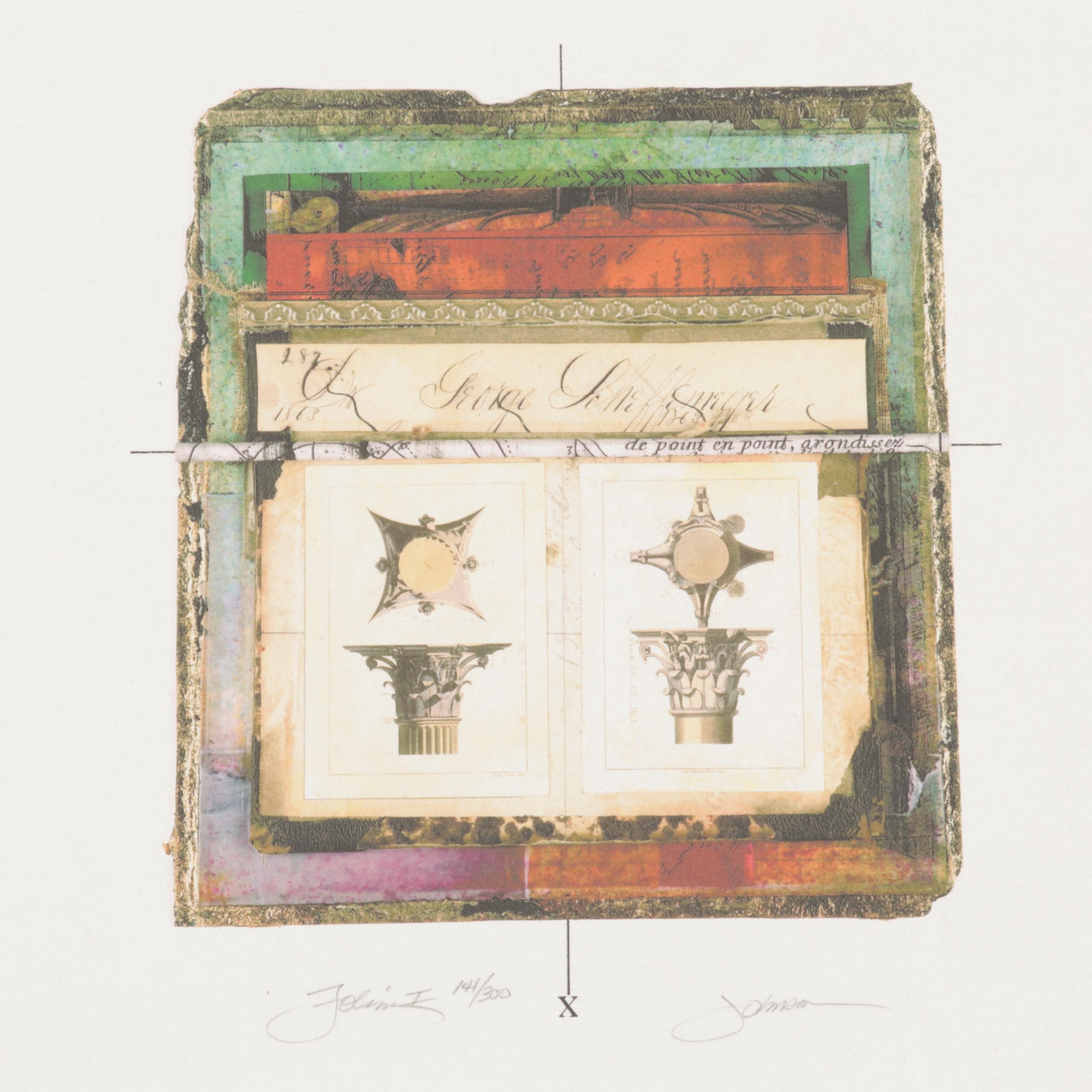 Jerry Johnson Giclées "Folium I & II," 21st Century