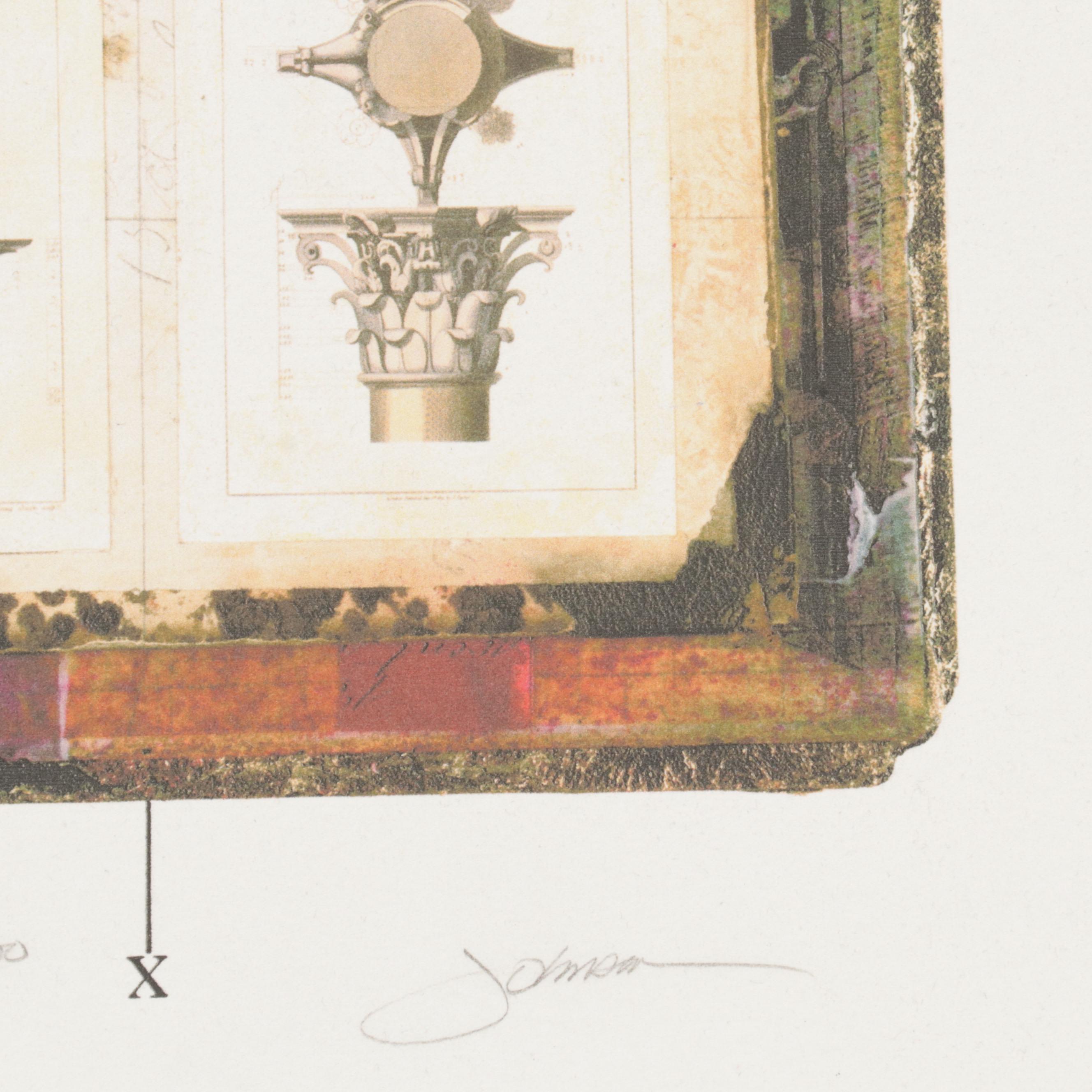 Jerry Johnson Giclées "Folium I & II," 21st Century