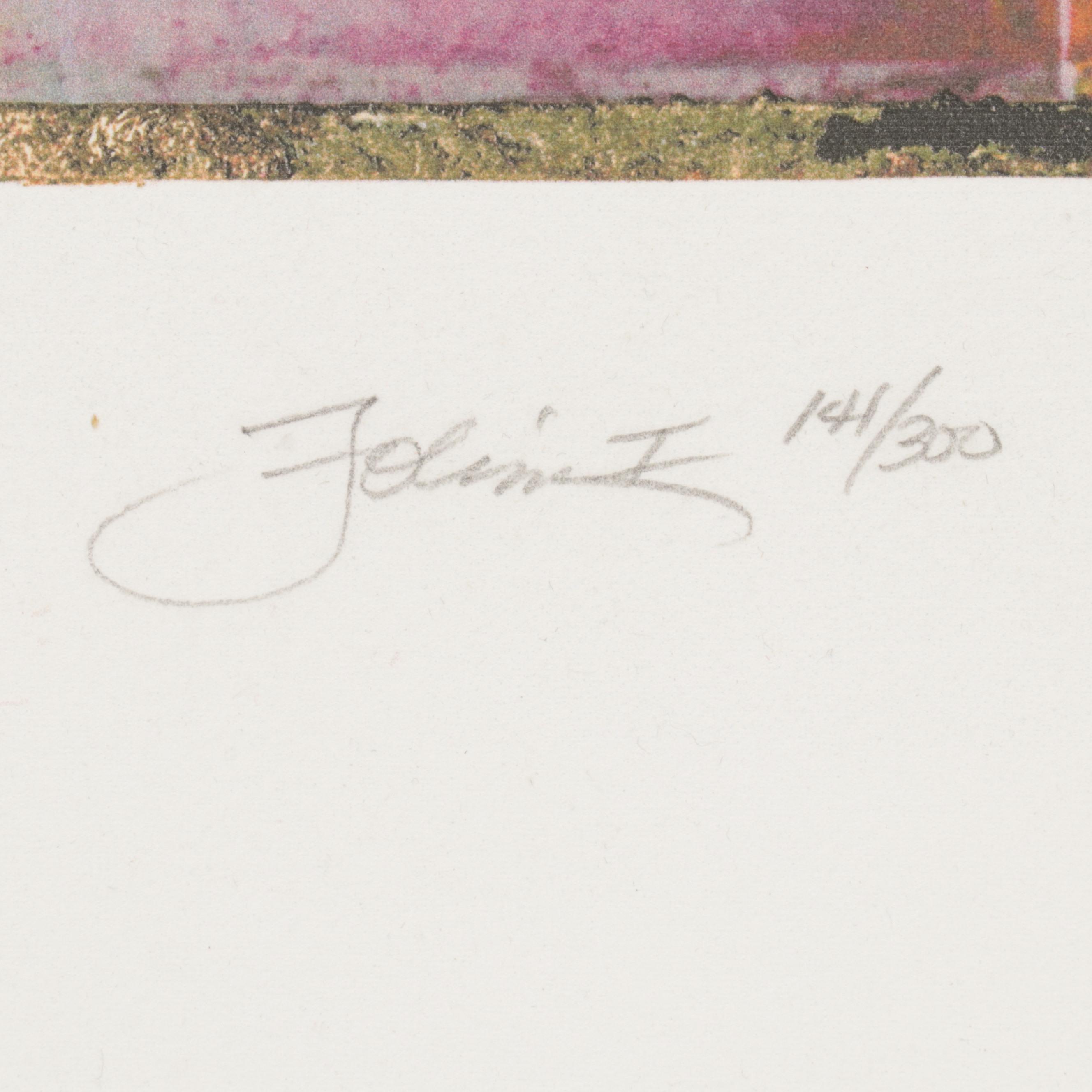 Jerry Johnson Giclées "Folium I & II," 21st Century