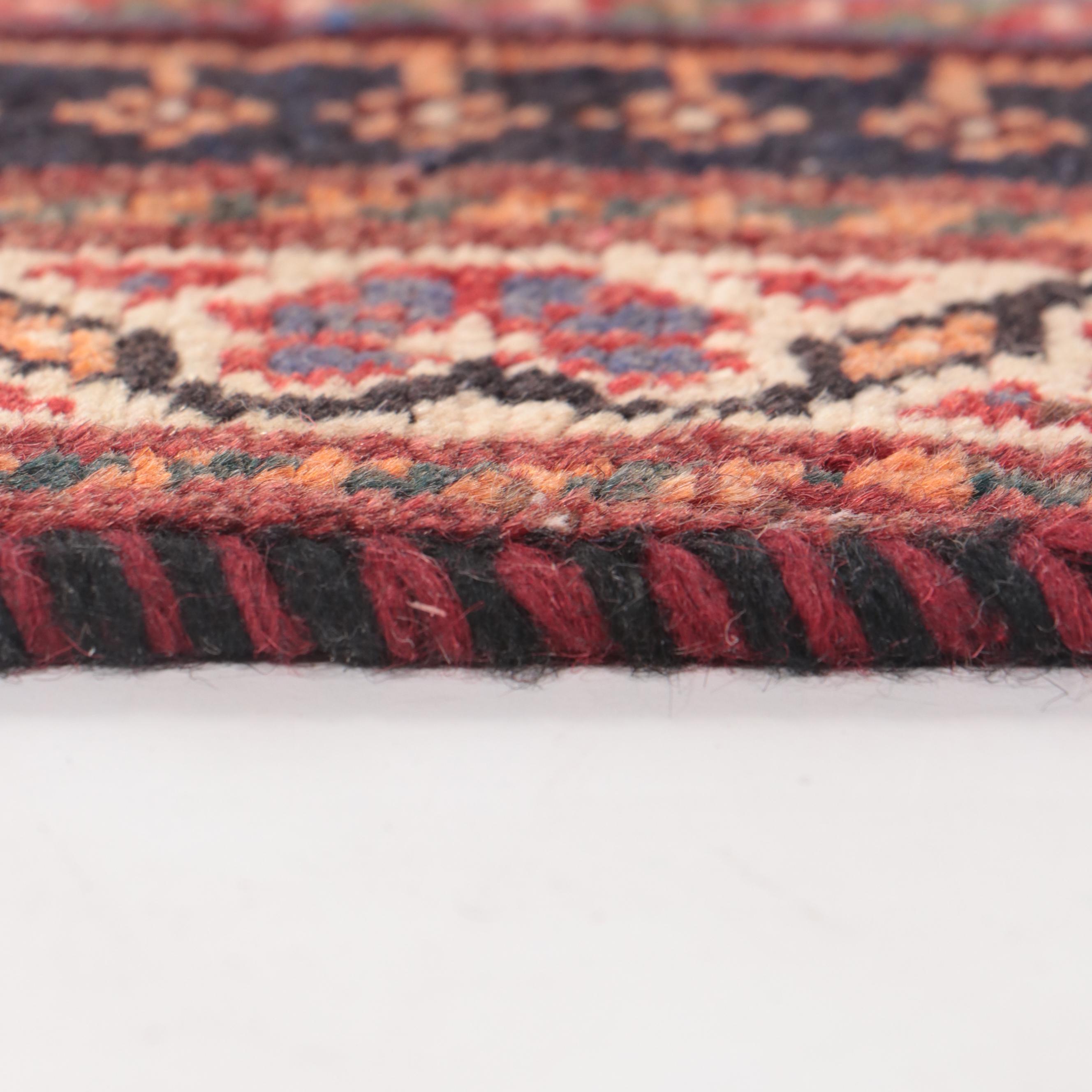 3'1 x 9'4 Hand-Knotted Persian Qashqai Long Rug