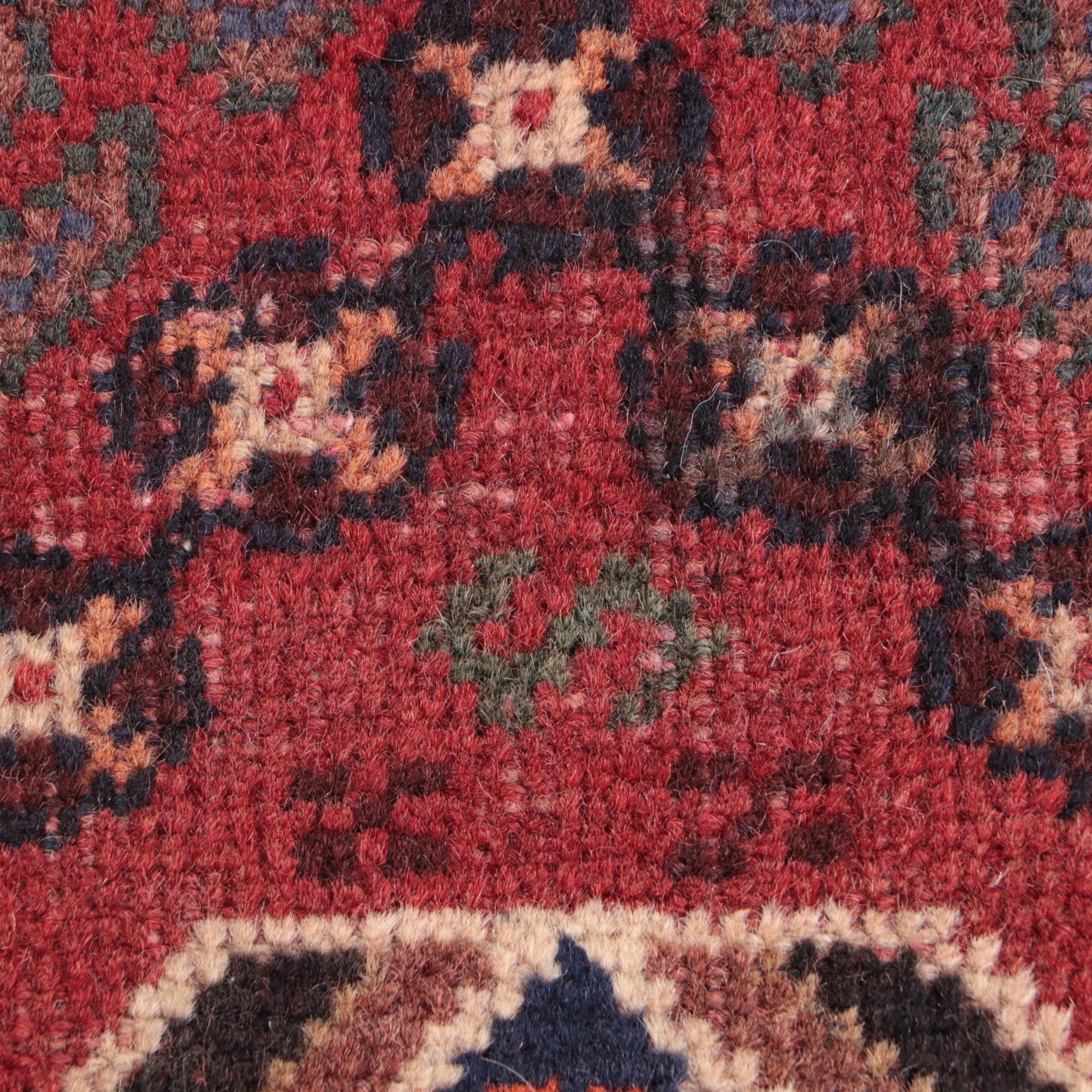 3'1 x 9'4 Hand-Knotted Persian Qashqai Long Rug